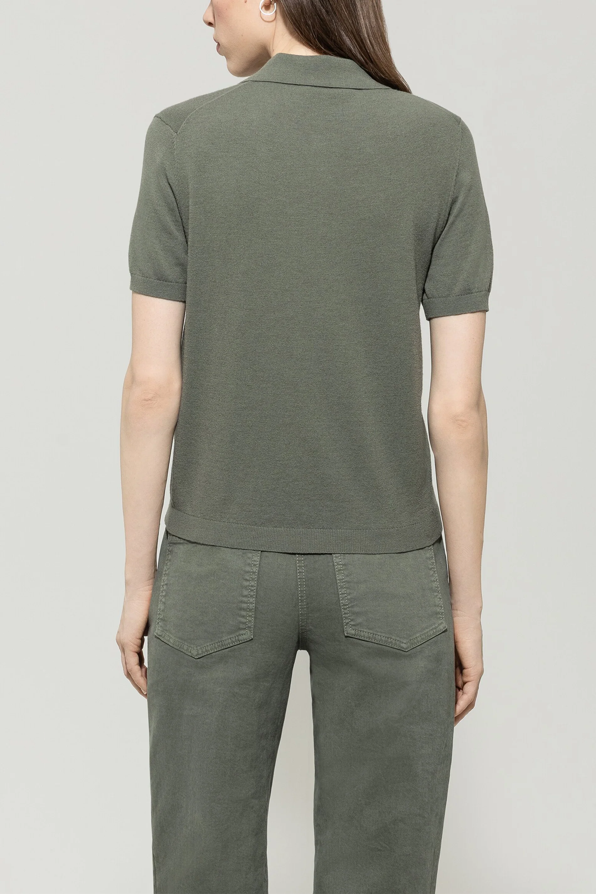 Polo-Shirt aus Woll-Mix - cool khaki - Standard - Image 3