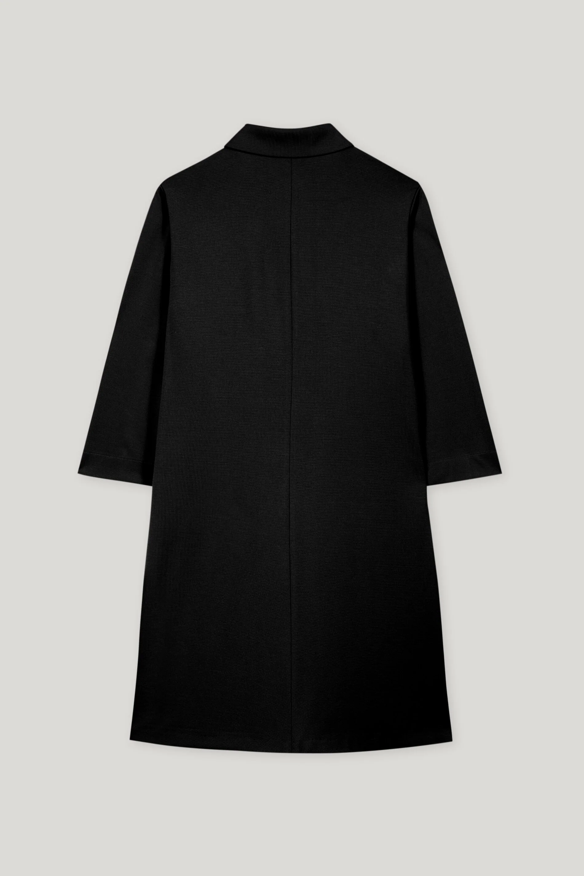 Polokleid aus Punto-Milano - deep black - Standard - Image 6