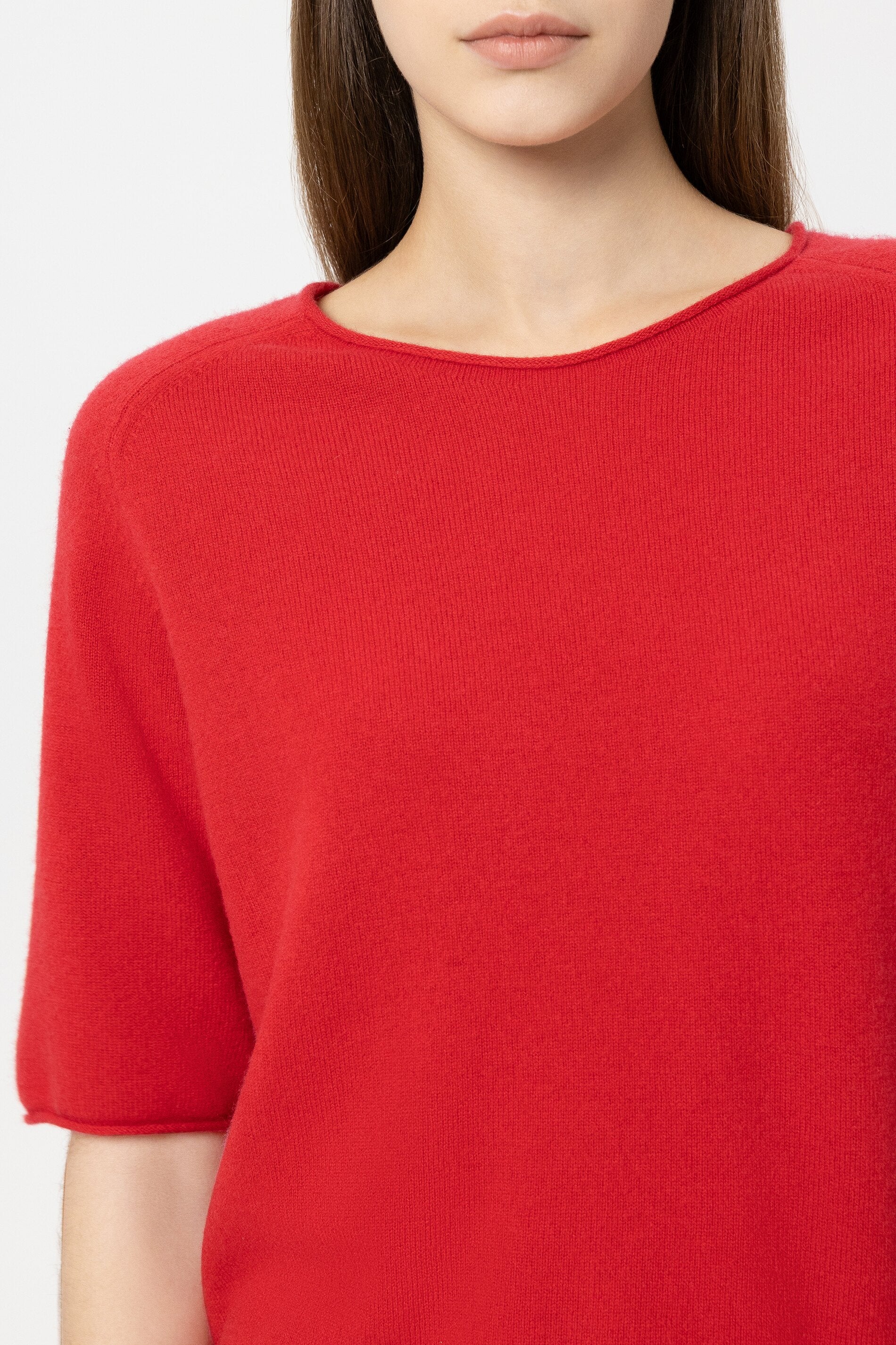 Pullover aus Kaschmir-Mix - cherry red - Standard - Image 4