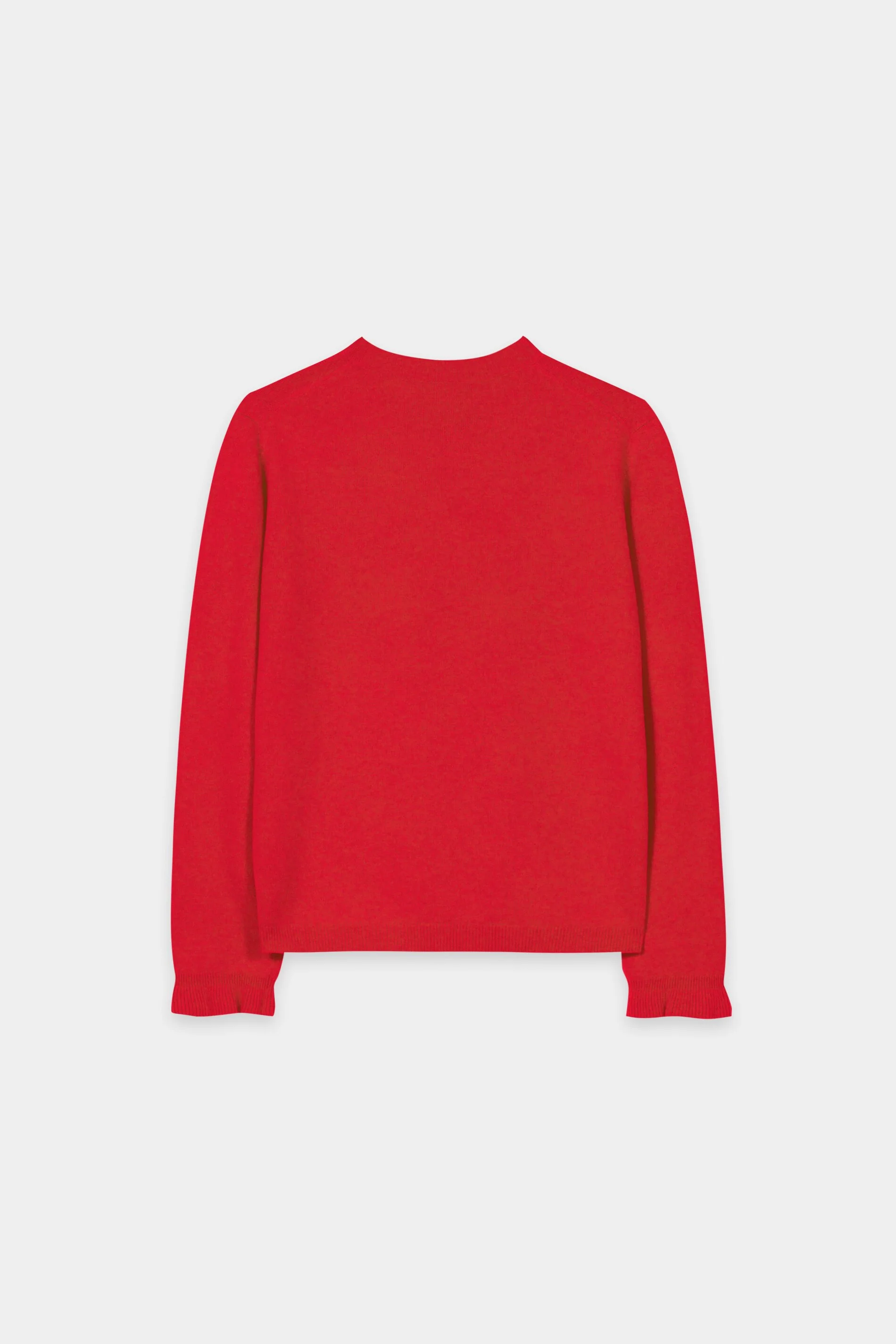 Pullover aus Kaschmir-Mix - cherry red - Standard - Image 6