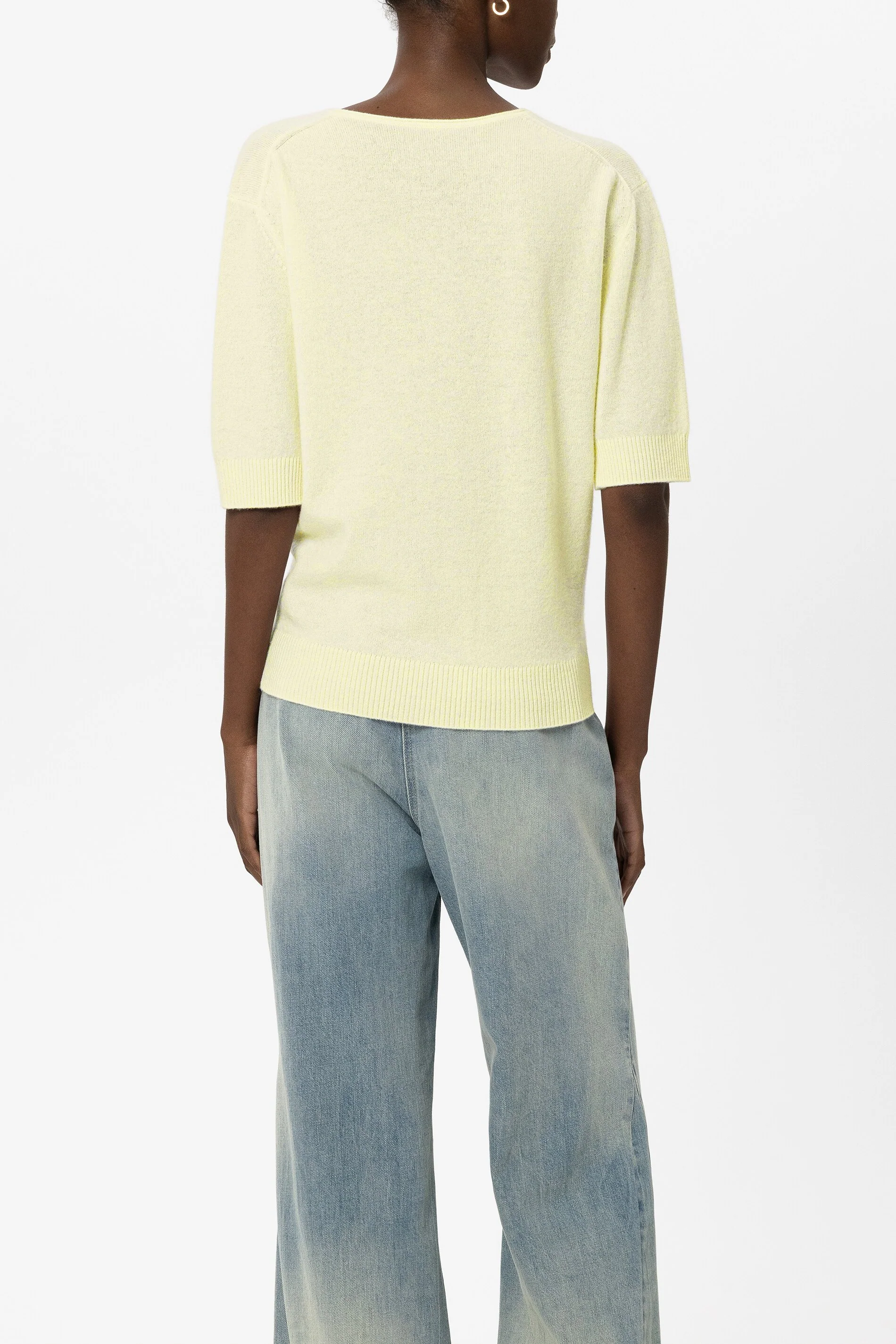 Pullover aus Kaschmir-Mix - citron - Standard - Image 3