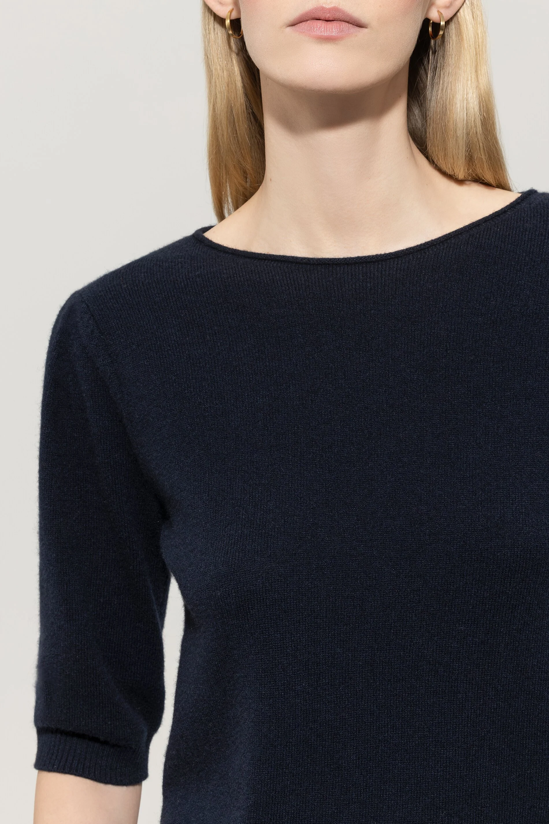 Pullover aus Kaschmir-Mix - dark blue - Standard - Image 4
