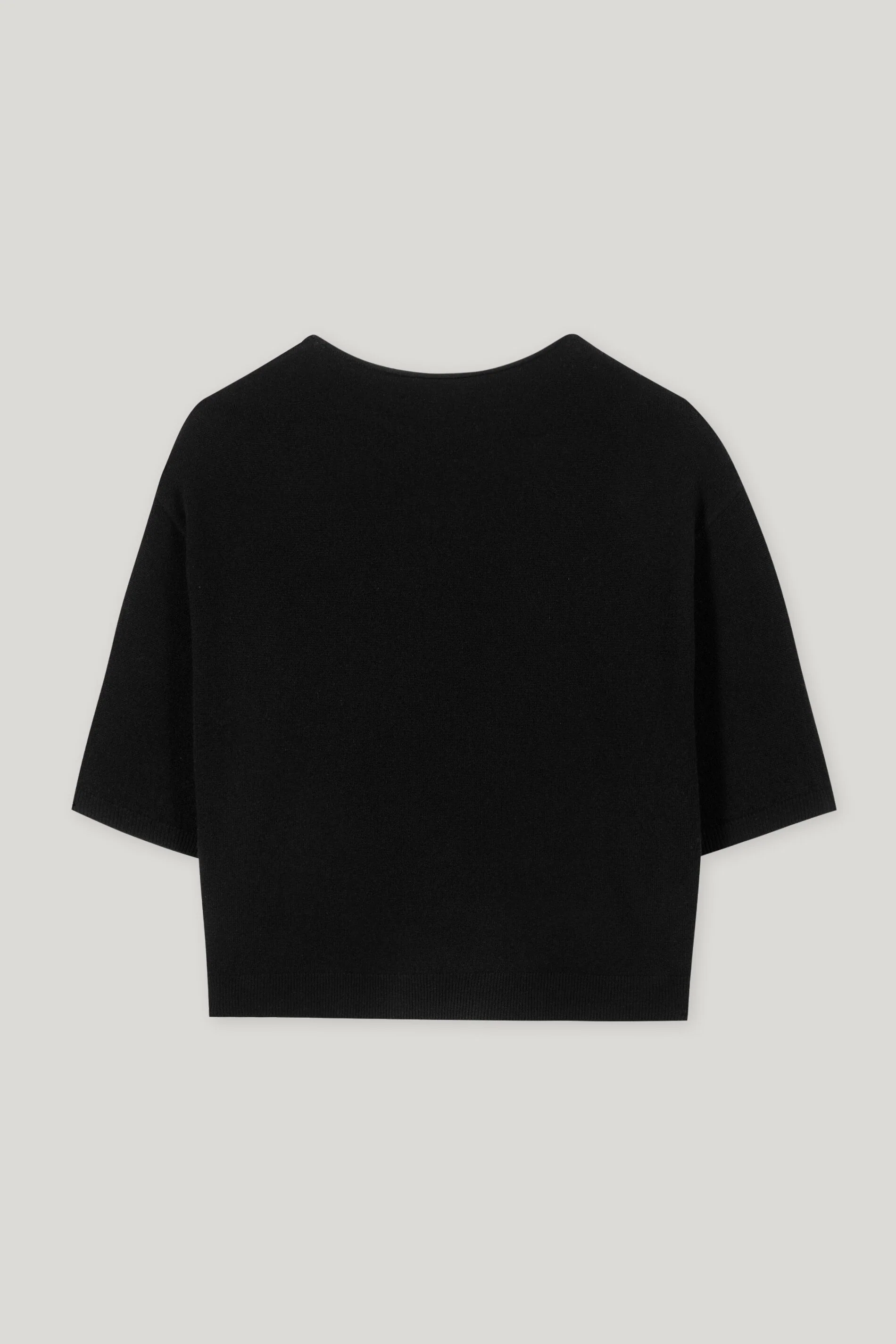 Pullover aus Kaschmir-Mix - deep black / cool khaki - Standard - Image 6