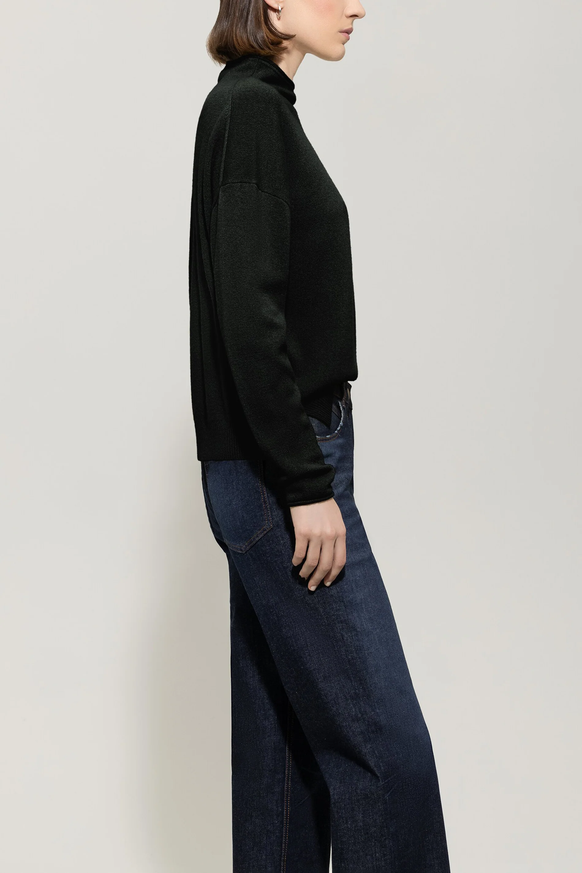 Pullover aus Kaschmir-Mix - deep black - Standard - Image 2