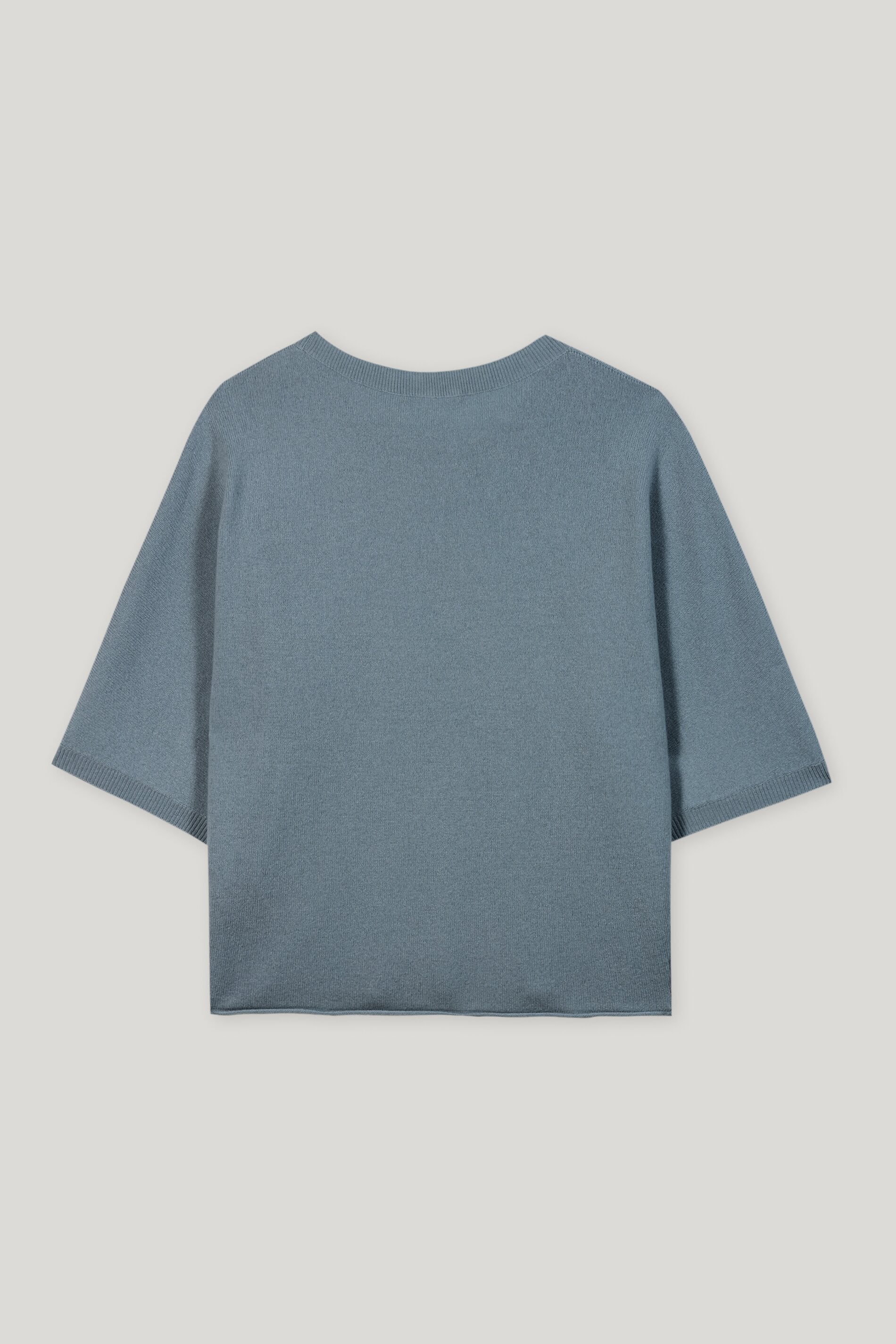 Pullover aus Kaschmir-Mix - greyish blue - Standard - Image 6
