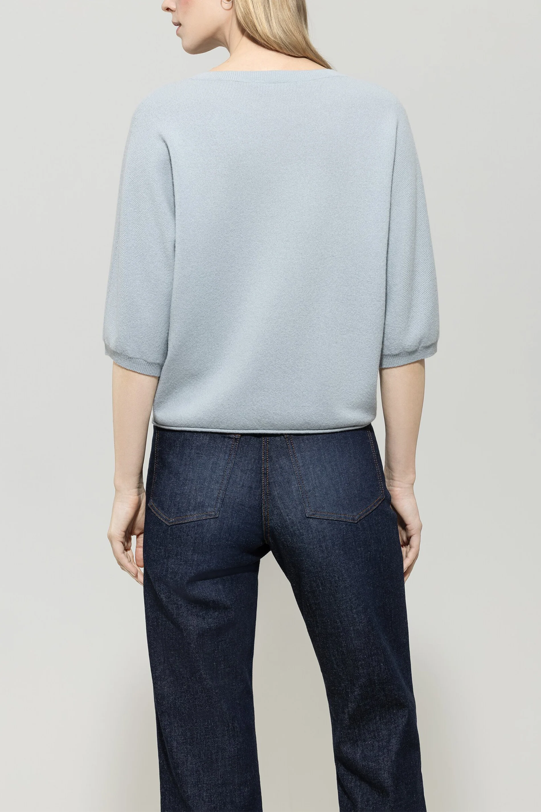 Pullover aus Kaschmir-Mix - light blue - Standard - Image 3