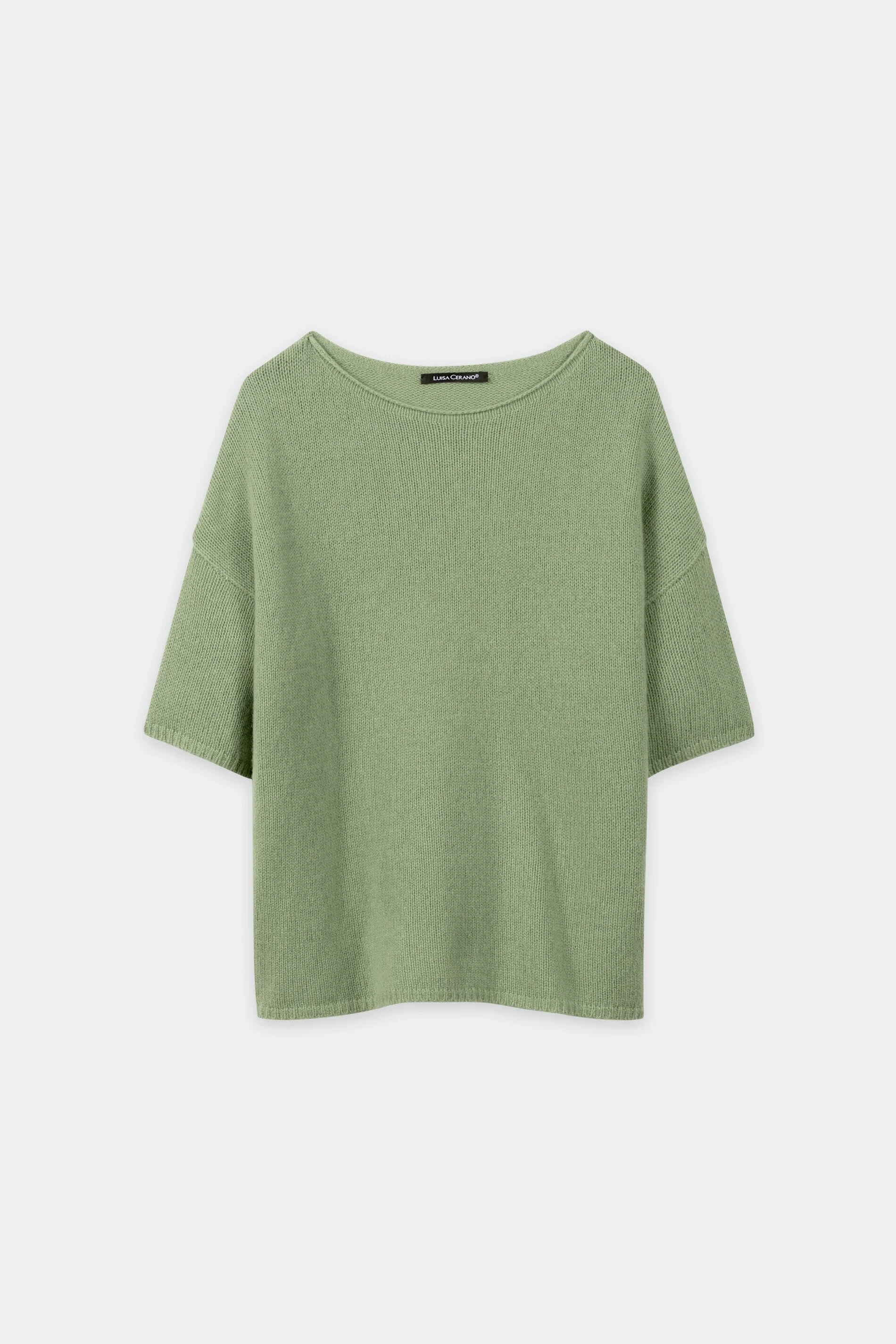 Pullover aus Kaschmir-Mix - moss green - Standard - Image 5