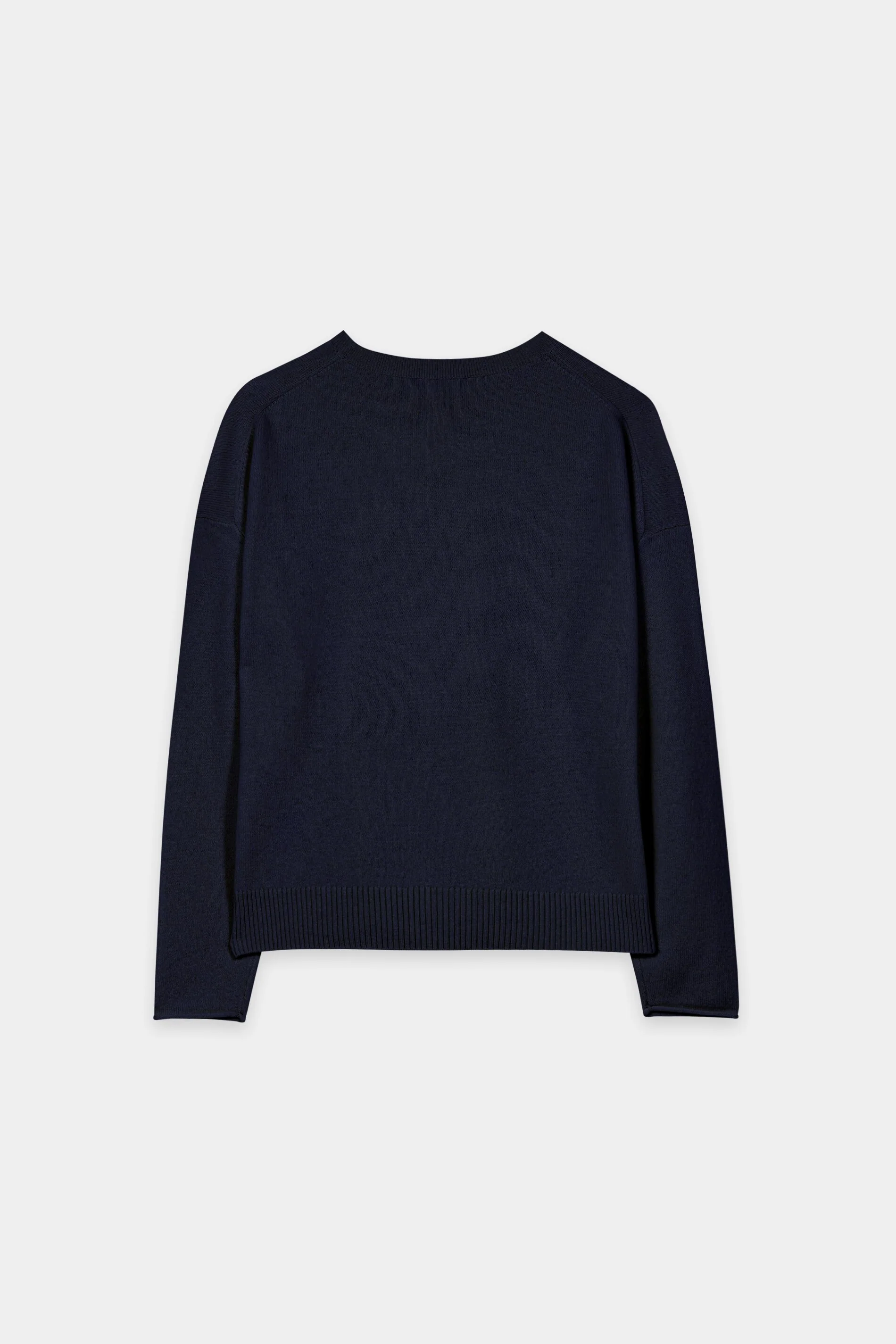 Pullover aus Kaschmir-Mix - navy blue - Standard - Image 6