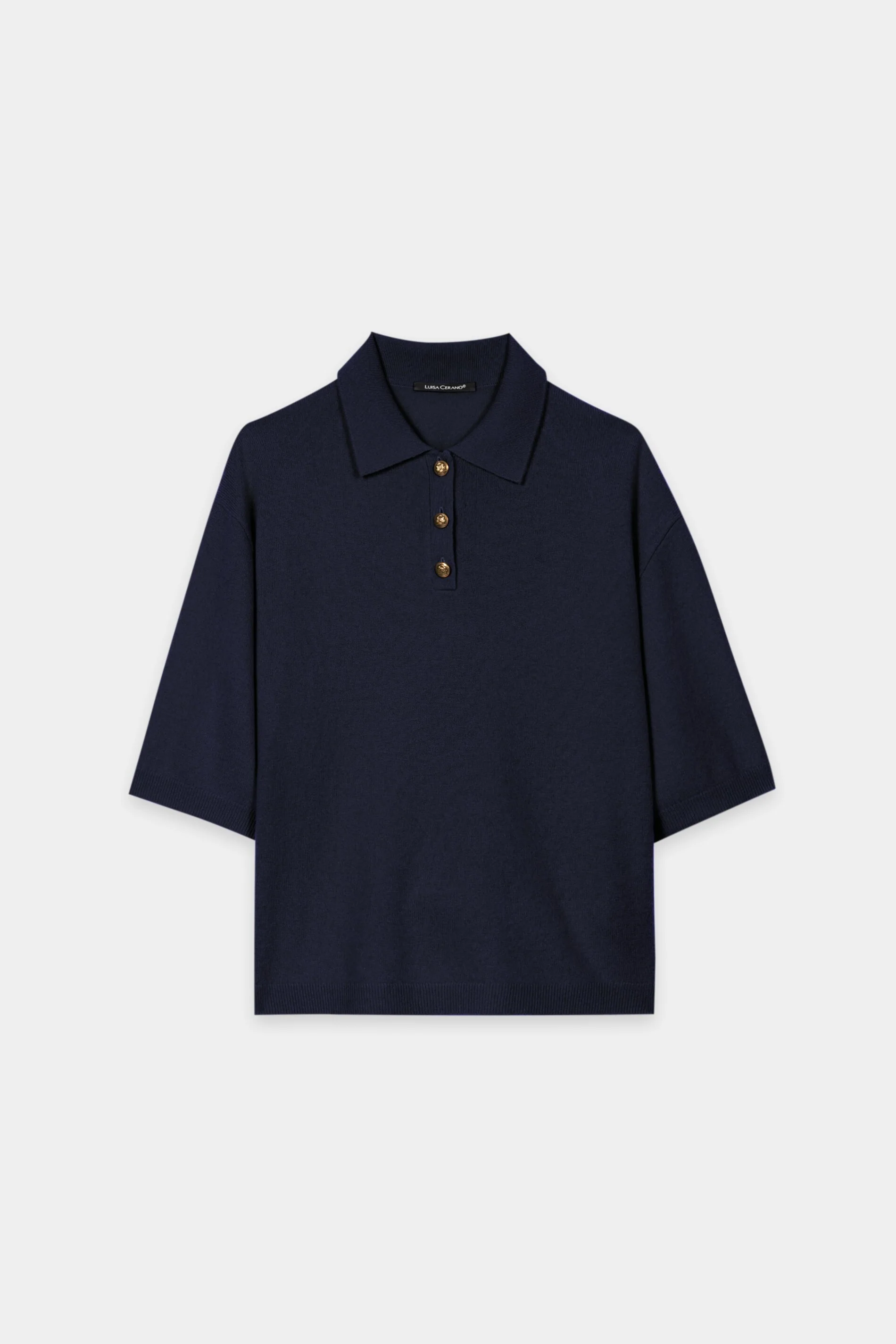 Pullover aus Kaschmir-Mix - navy blue - Standard - Image 5