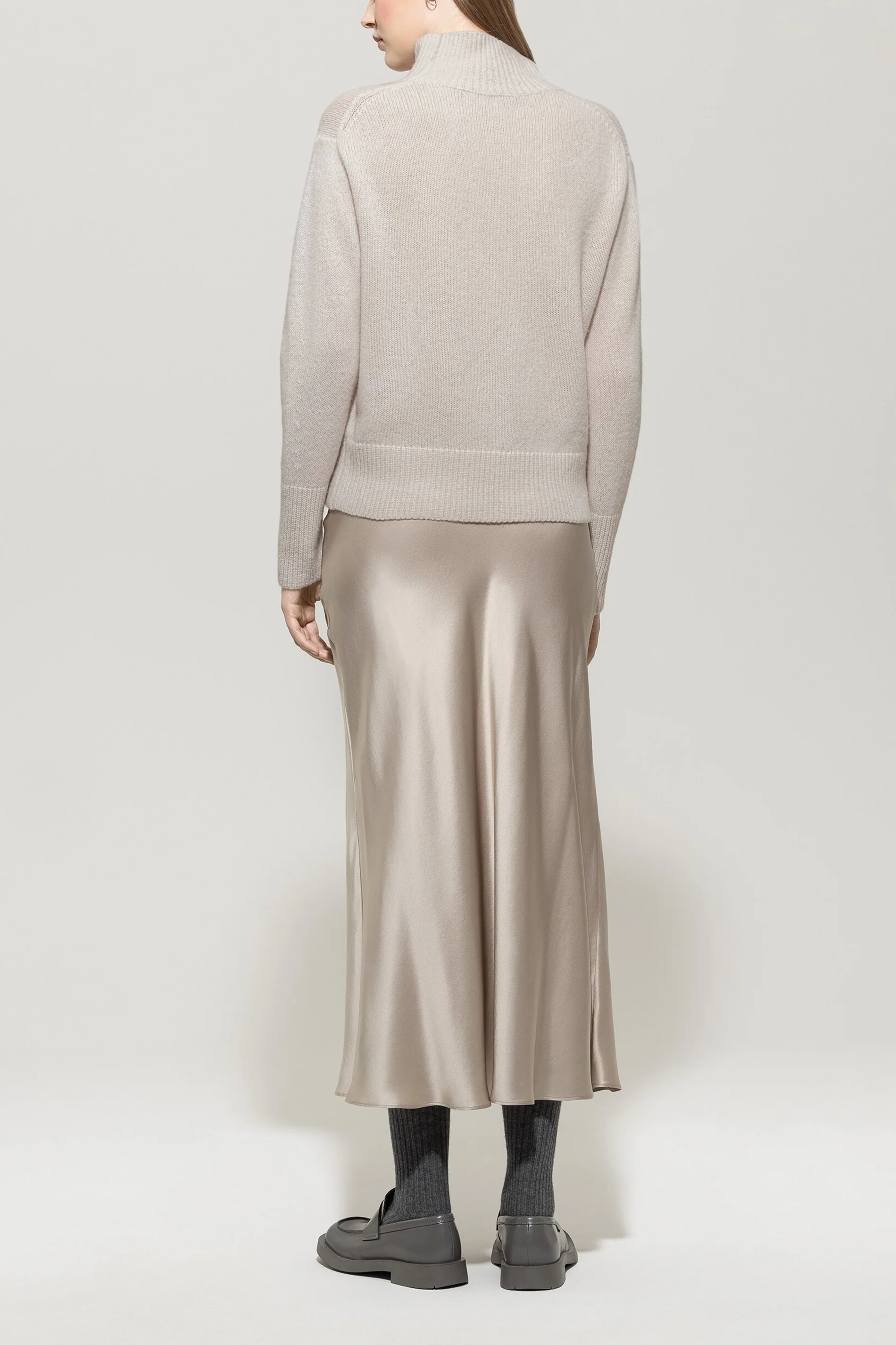 Pullover aus Kaschmir-Mix - oyster - Standard - Image 3