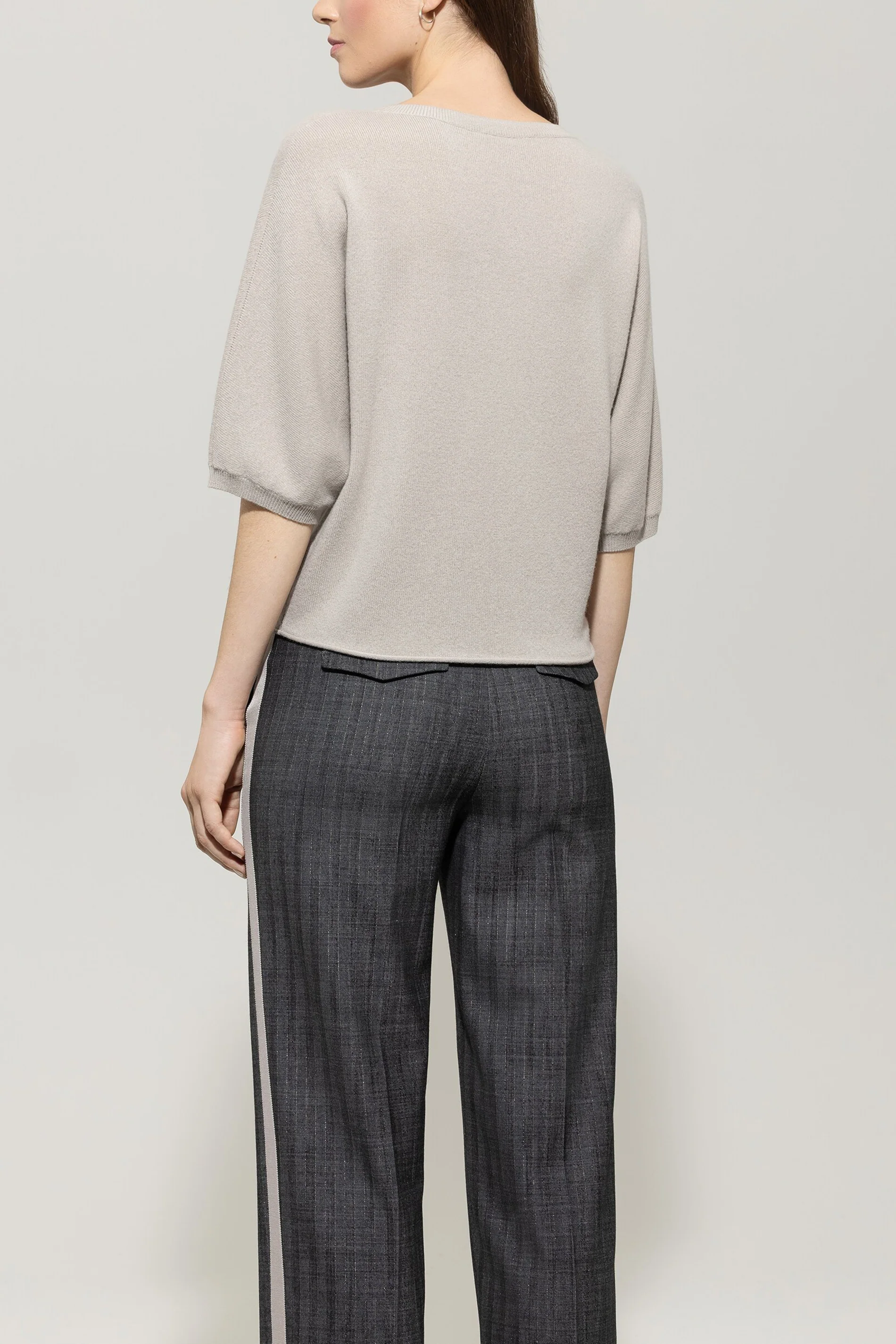 Pullover aus Kaschmir-Mix - oyster - Standard - Image 3