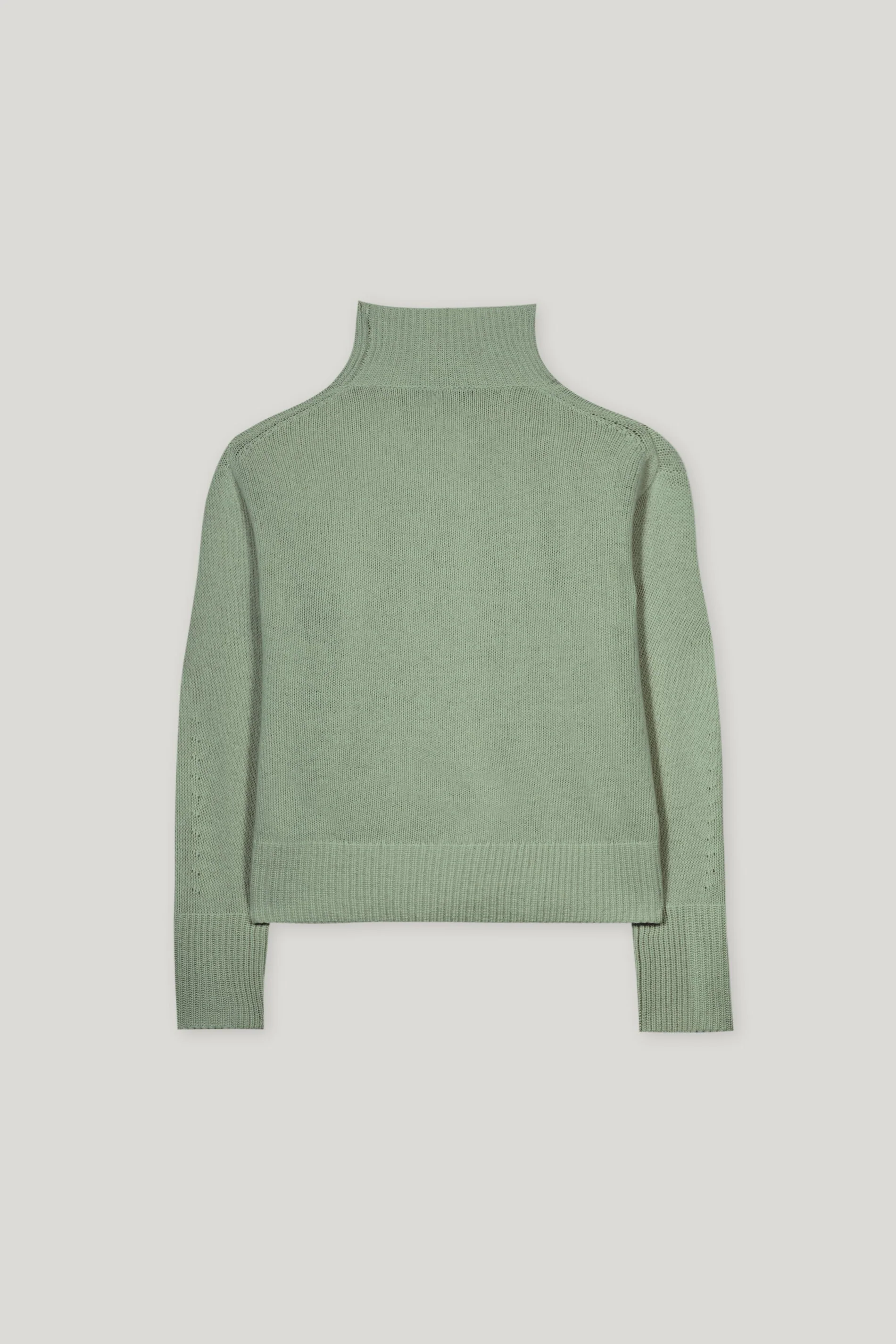 Pullover aus Kaschmir-Mix - salbei - Standard - Image 6