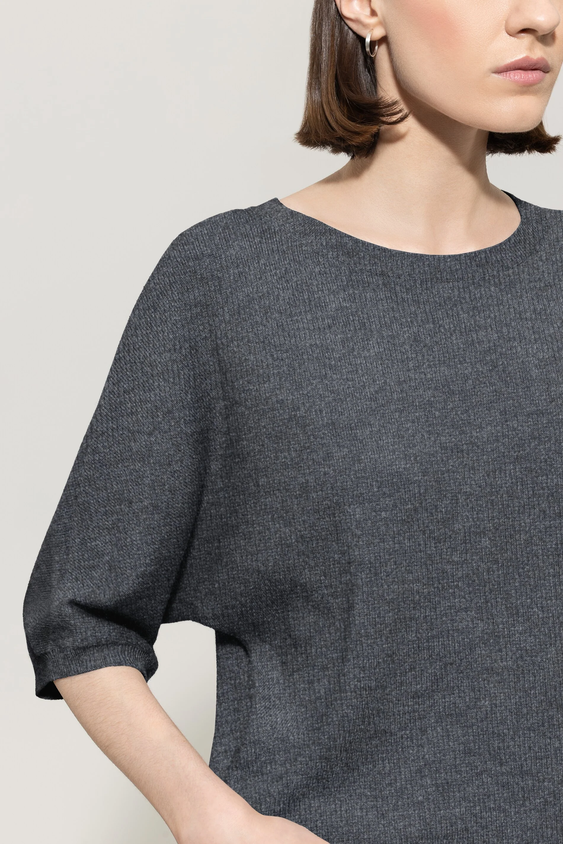 Pullover aus Kaschmir-Mix - urban grey - Standard - Image 4