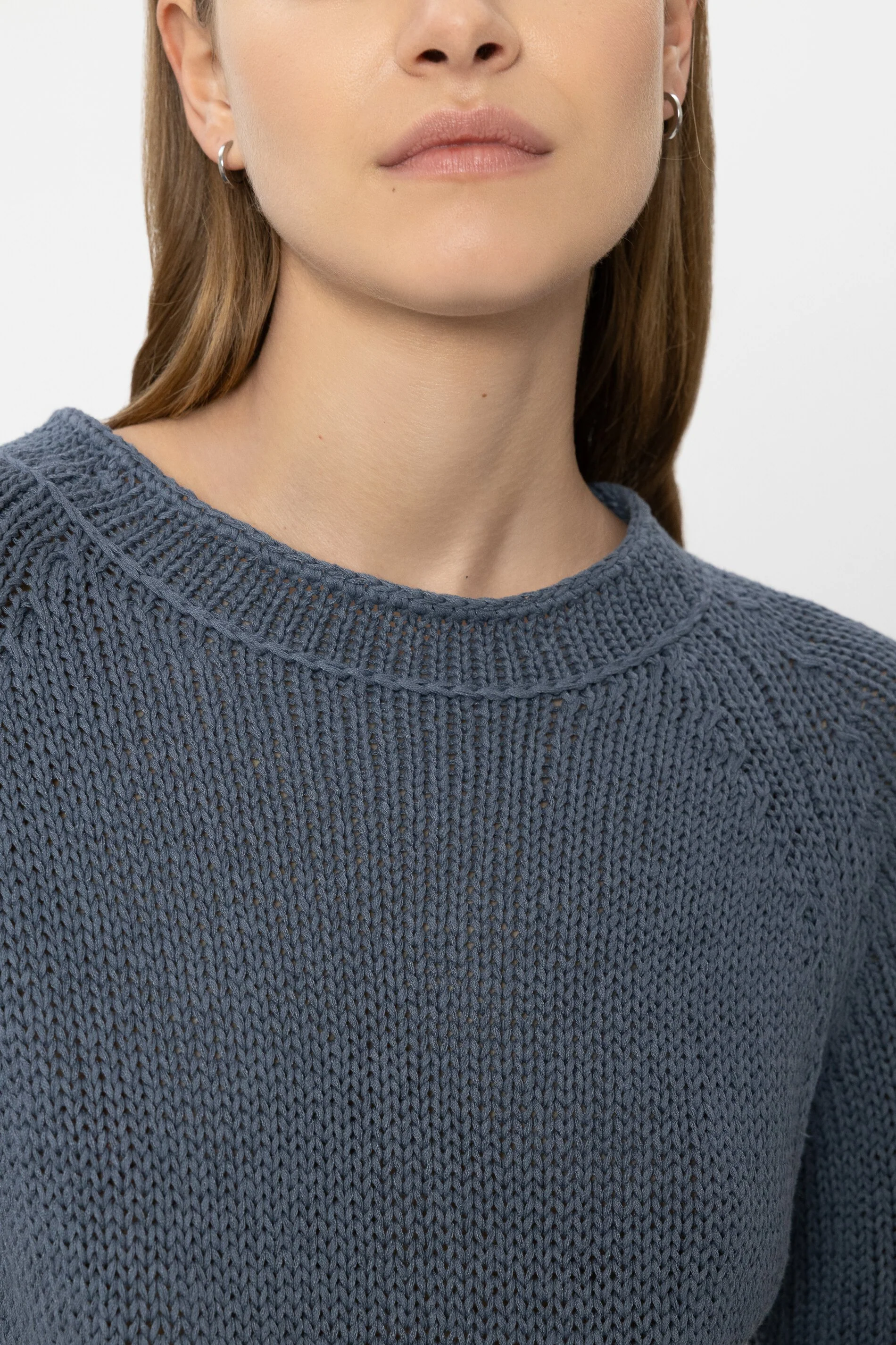 Pullover aus Leinen-Mix - tinted blue - Standard - Image 4