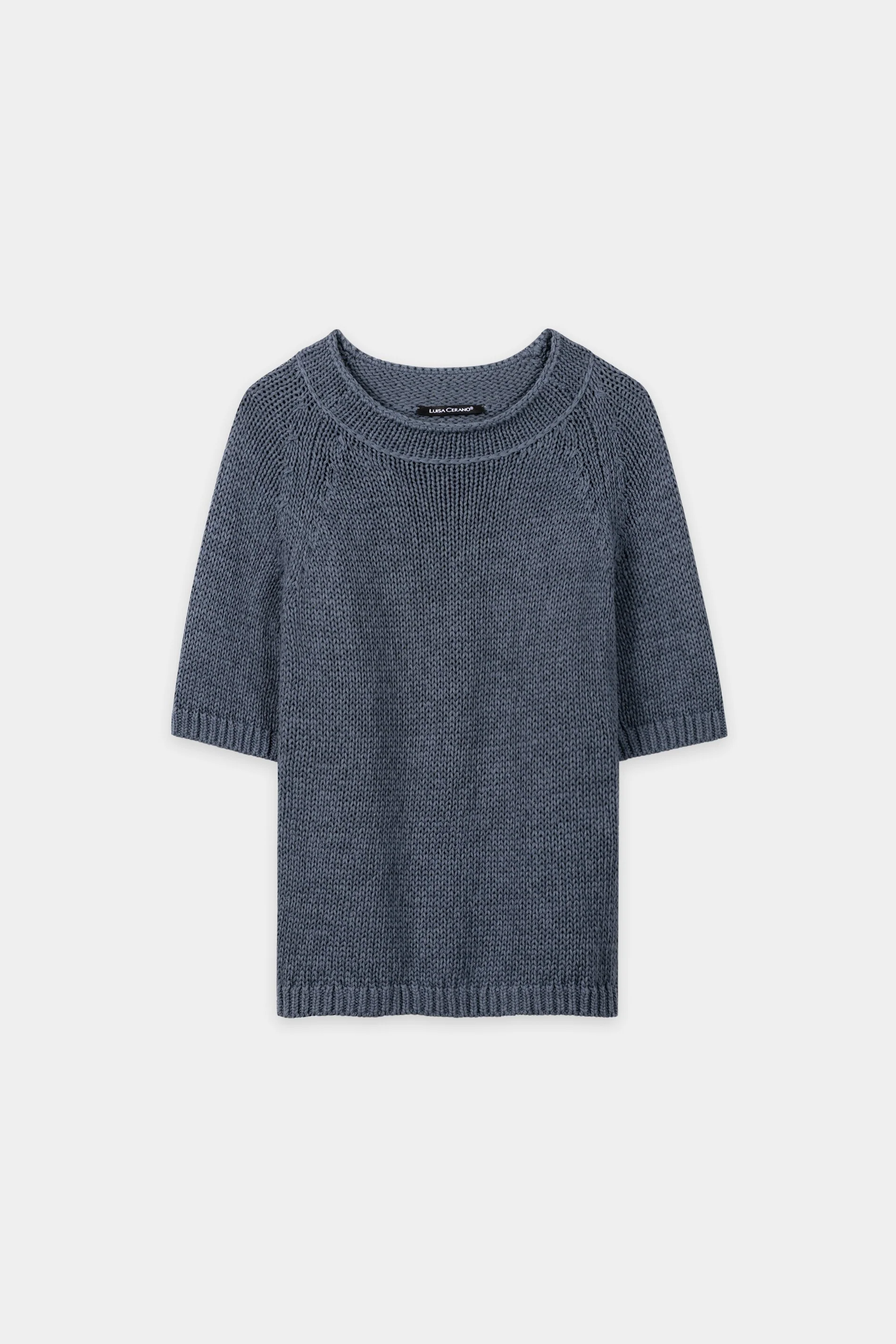 Pullover aus Leinen-Mix - tinted blue - Standard - Image 5