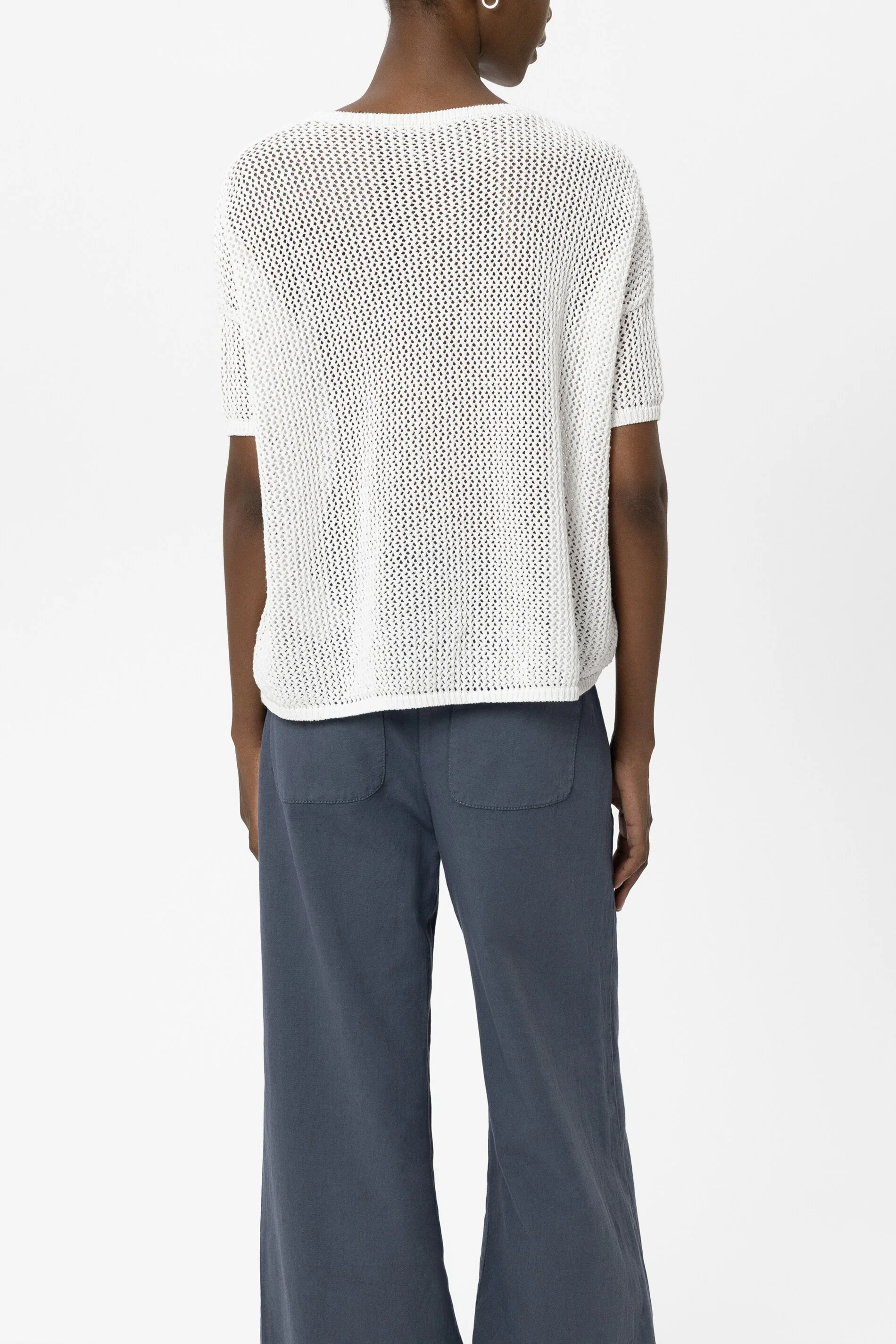 Pullover aus Leinen-Mix - white - Standard - Image 3