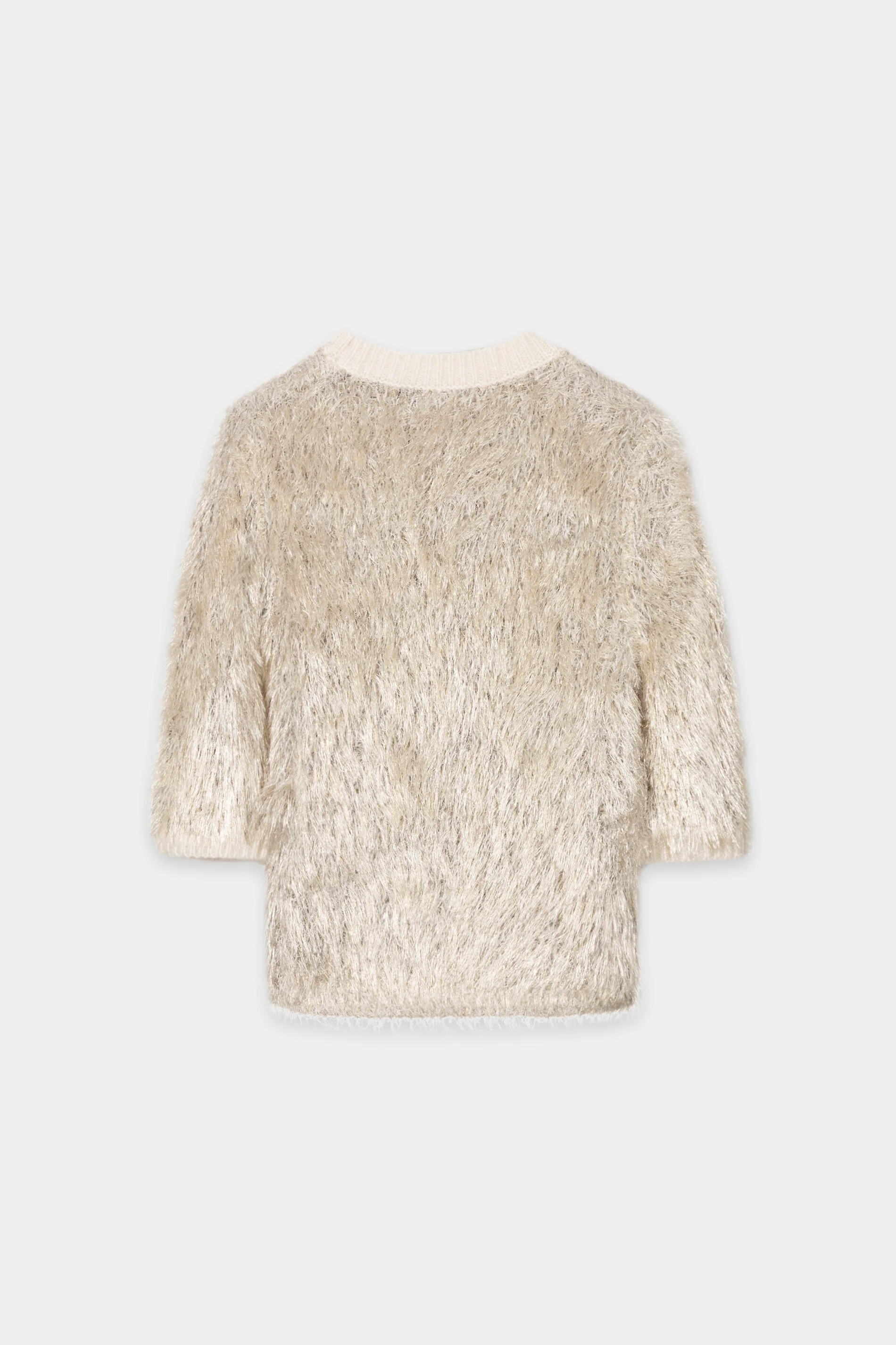 Pullover in Fell-Optik - cream - Standard - Image 6