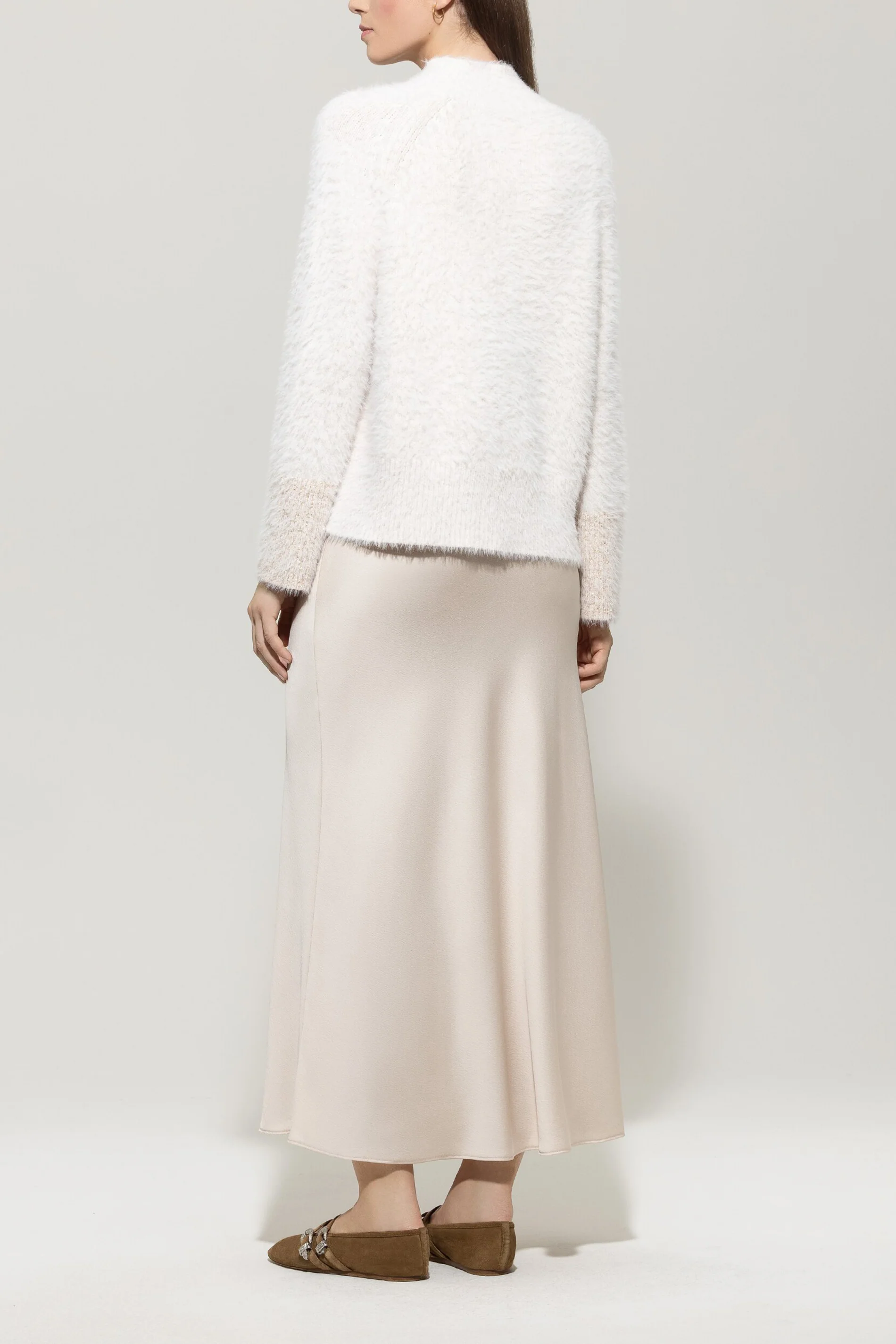 Pullover in Fell-Optik - silky cream - Standard - Image 3