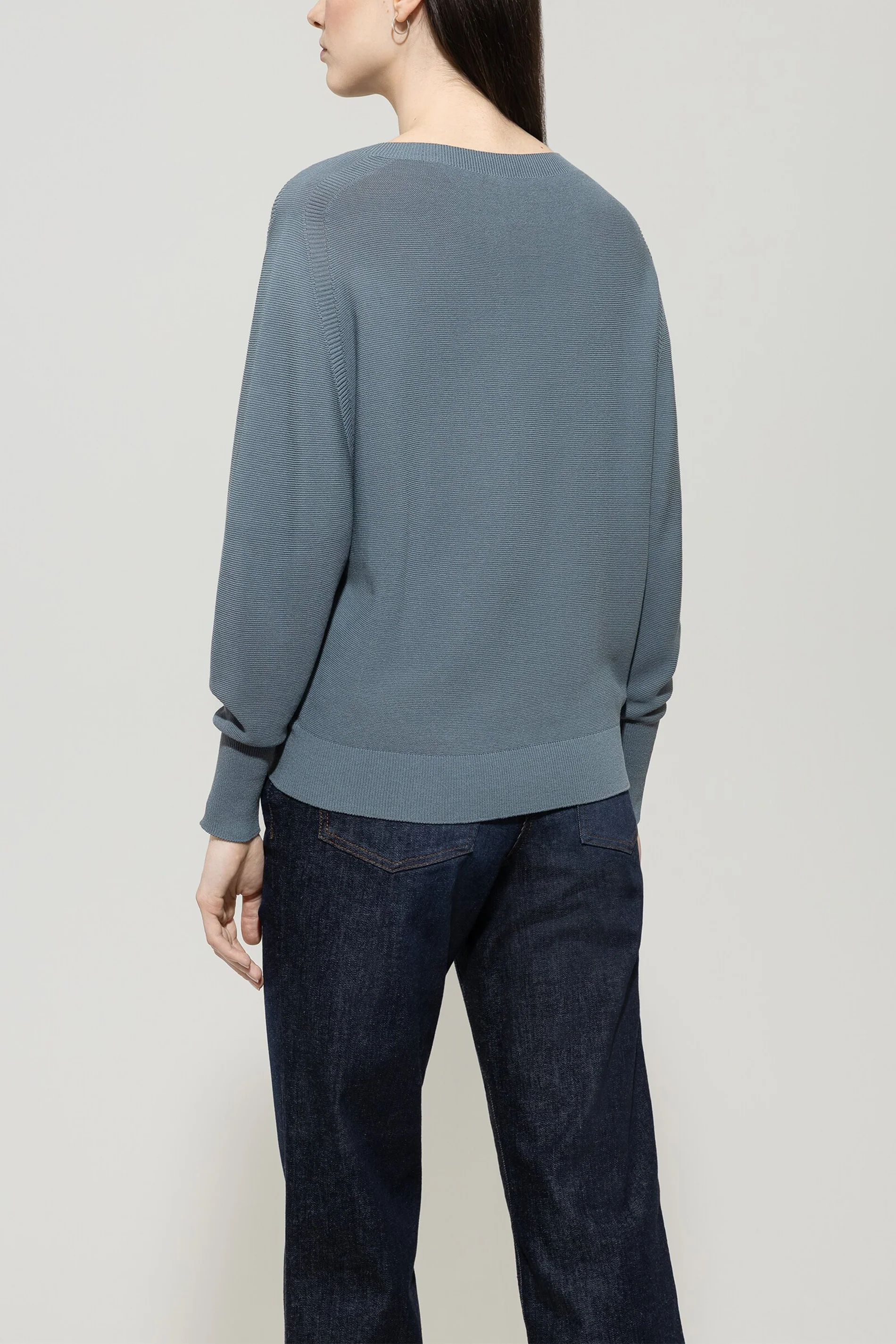 Pullover in Links-Struktur - greyish blue - Standard - Image 3