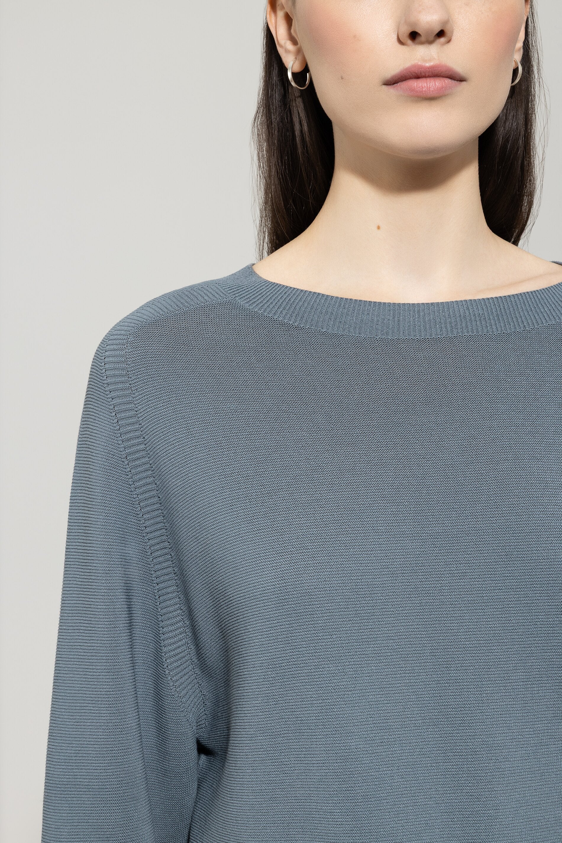 Pullover in Links-Struktur - greyish blue - Standard - Image 4
