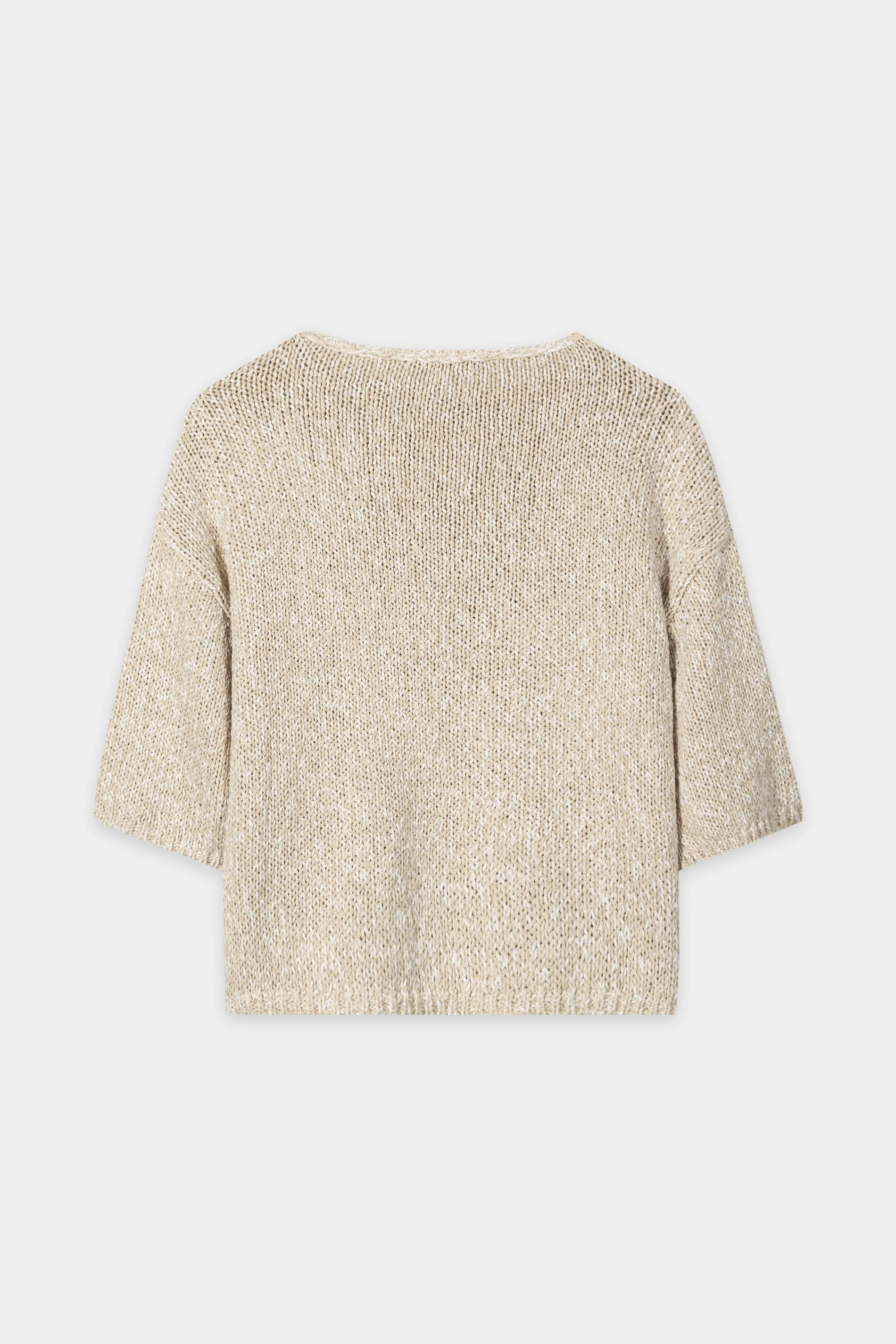 Pullover in Mouliné-Optik - sand - Standard - Image 6