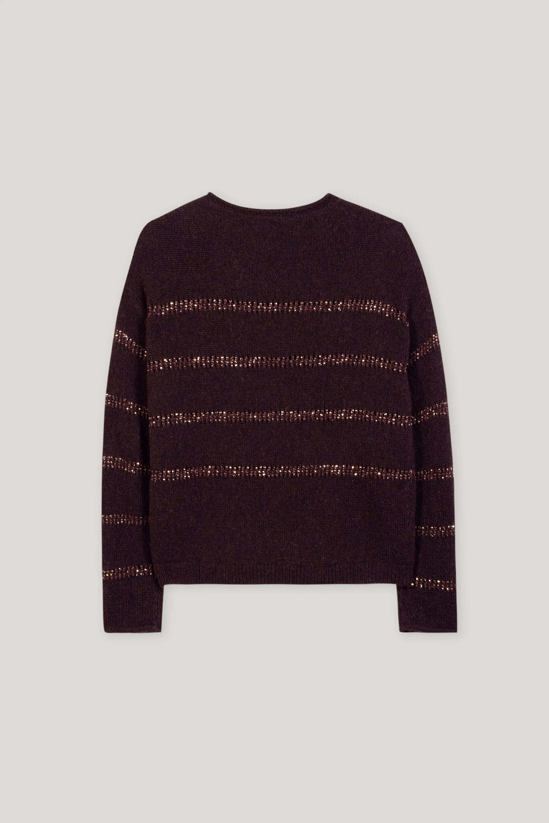 Pullover in Streifen-Optik - burgundy - Standard - Image 6