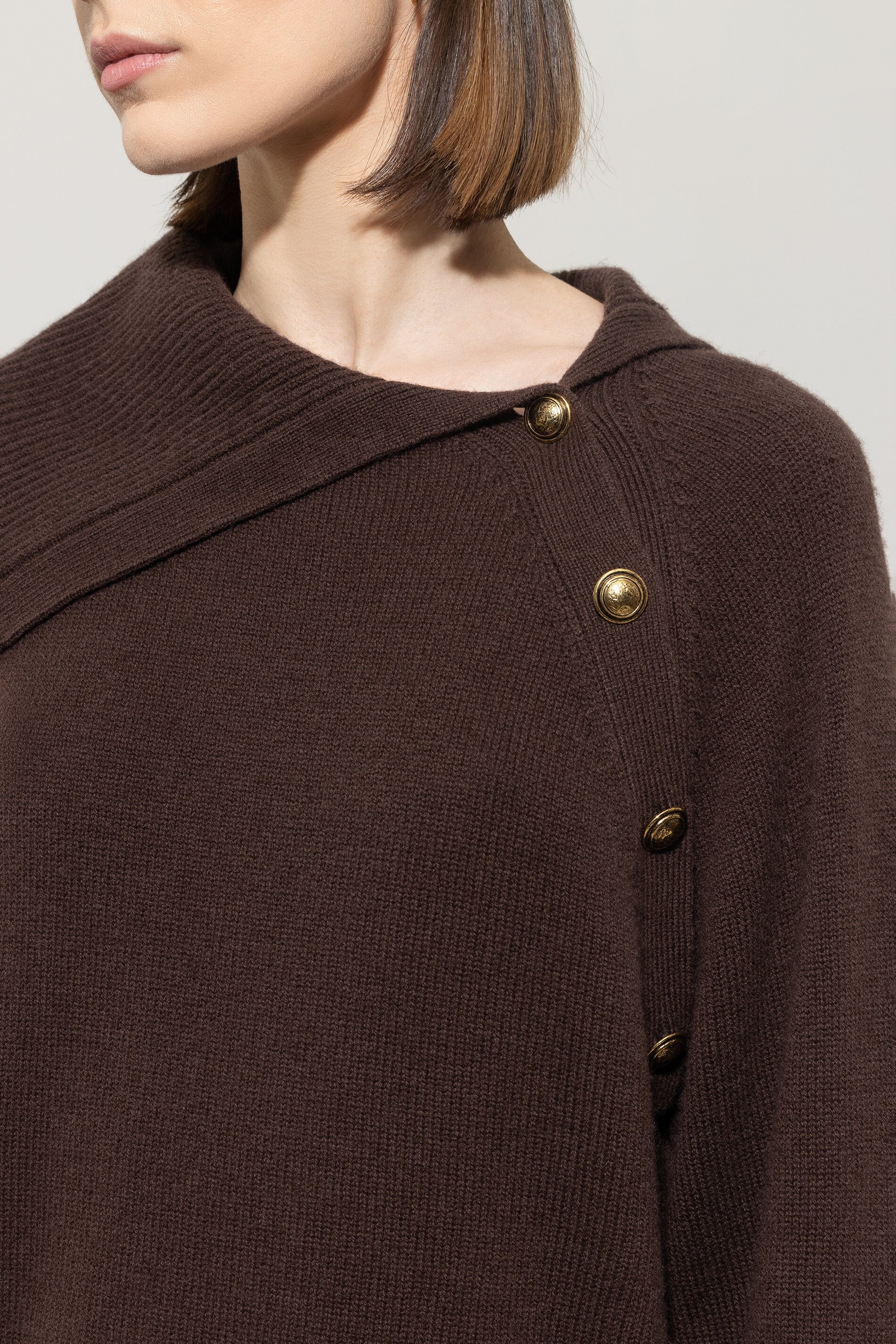 Pullover mit Knopfdetails - espresso - Standard - Image 4