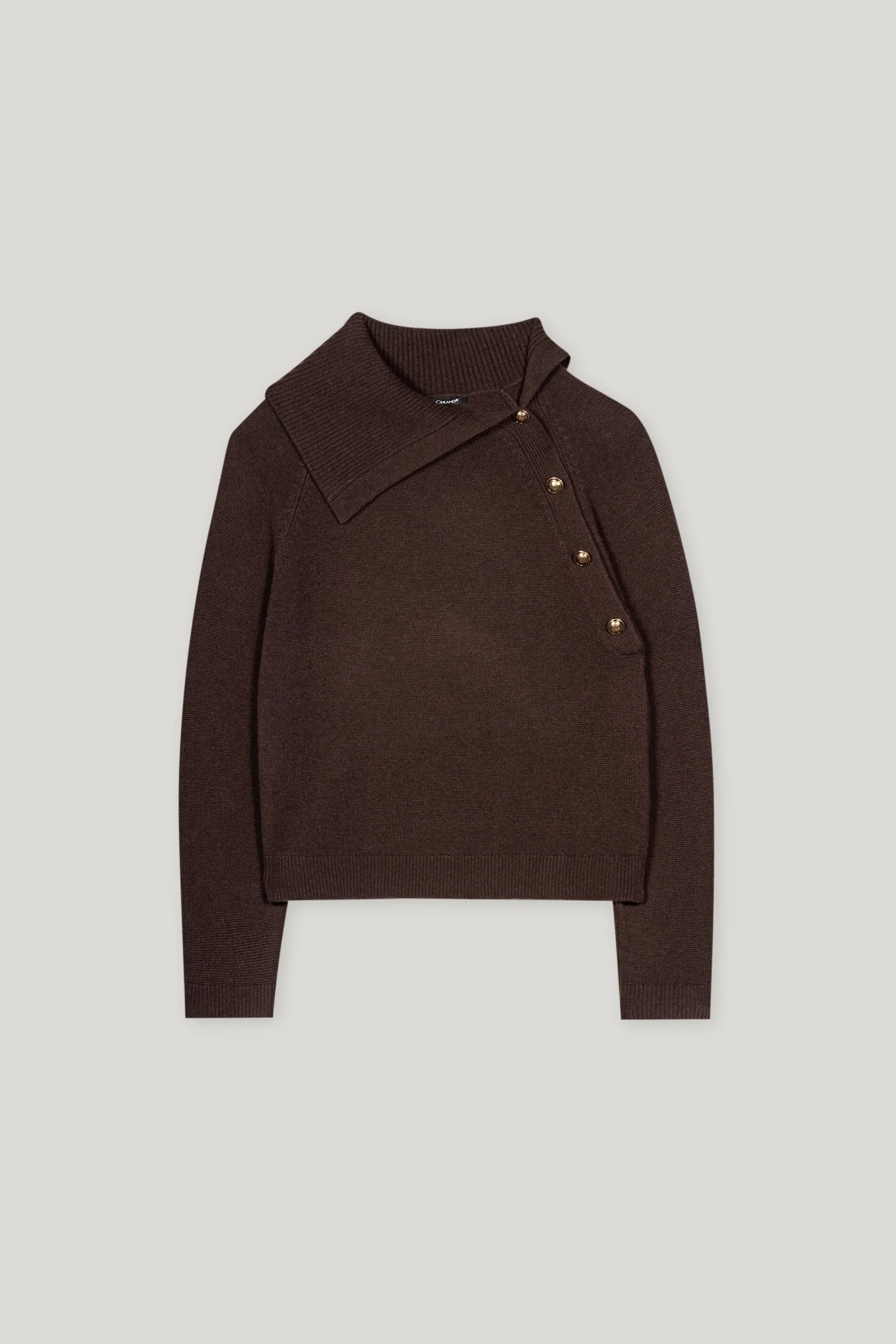 Pullover mit Knopfdetails - espresso - Standard - Image 5