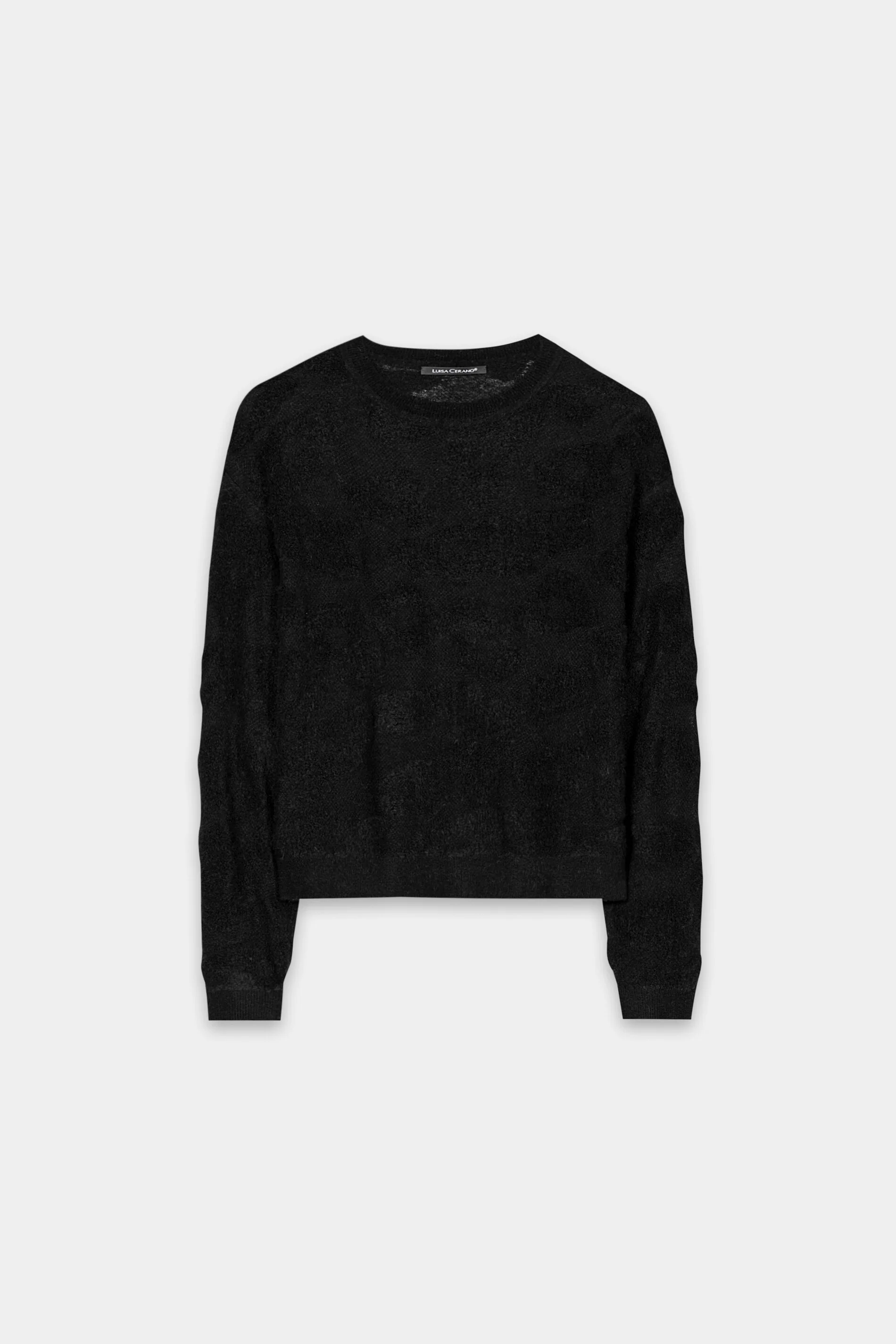Pullover mit Leo-Pattern - pure black - Standard - Image 5