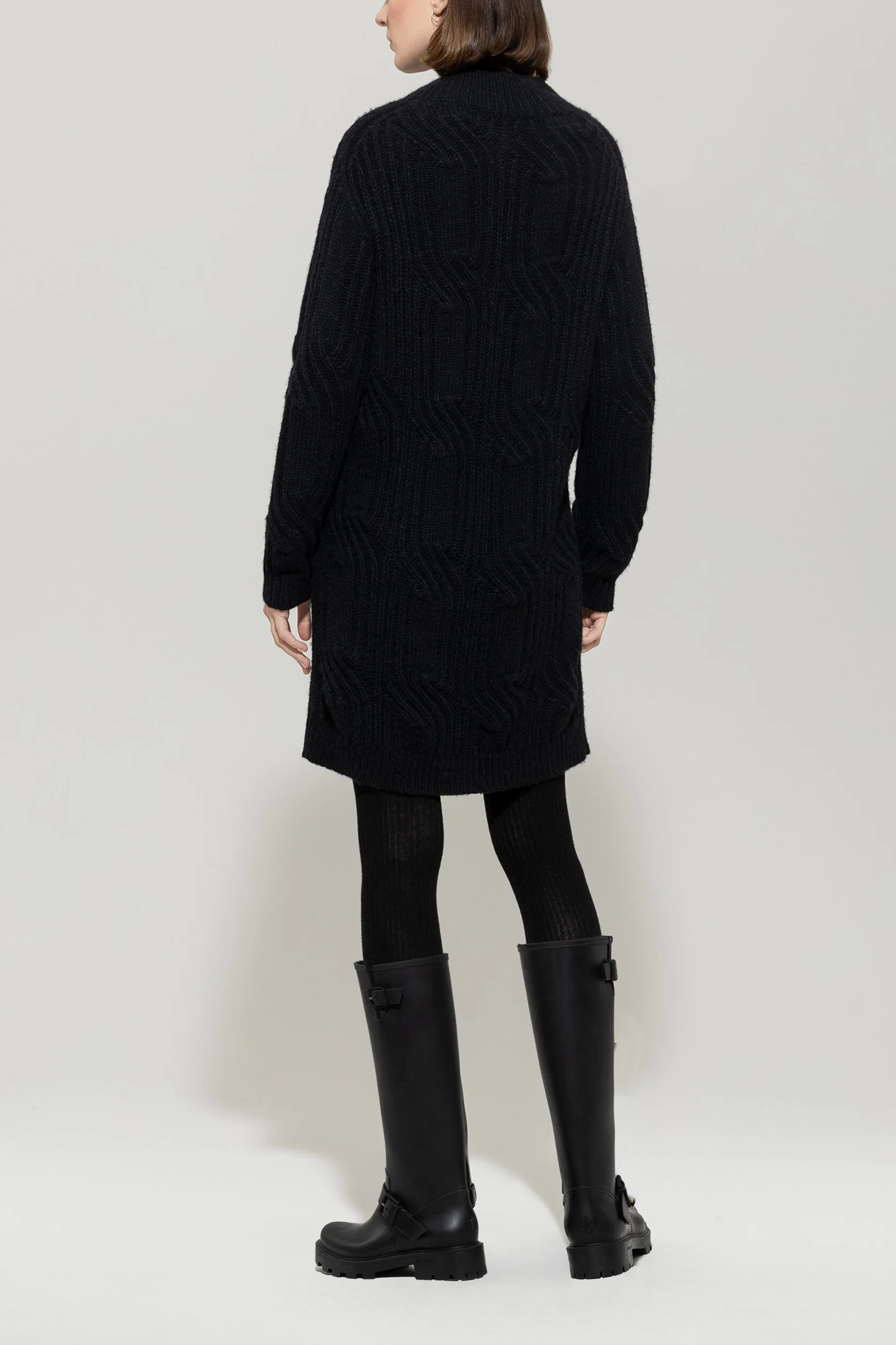 Pulloverkleid mit Cable-Knit - deep black - Standard - Image 3