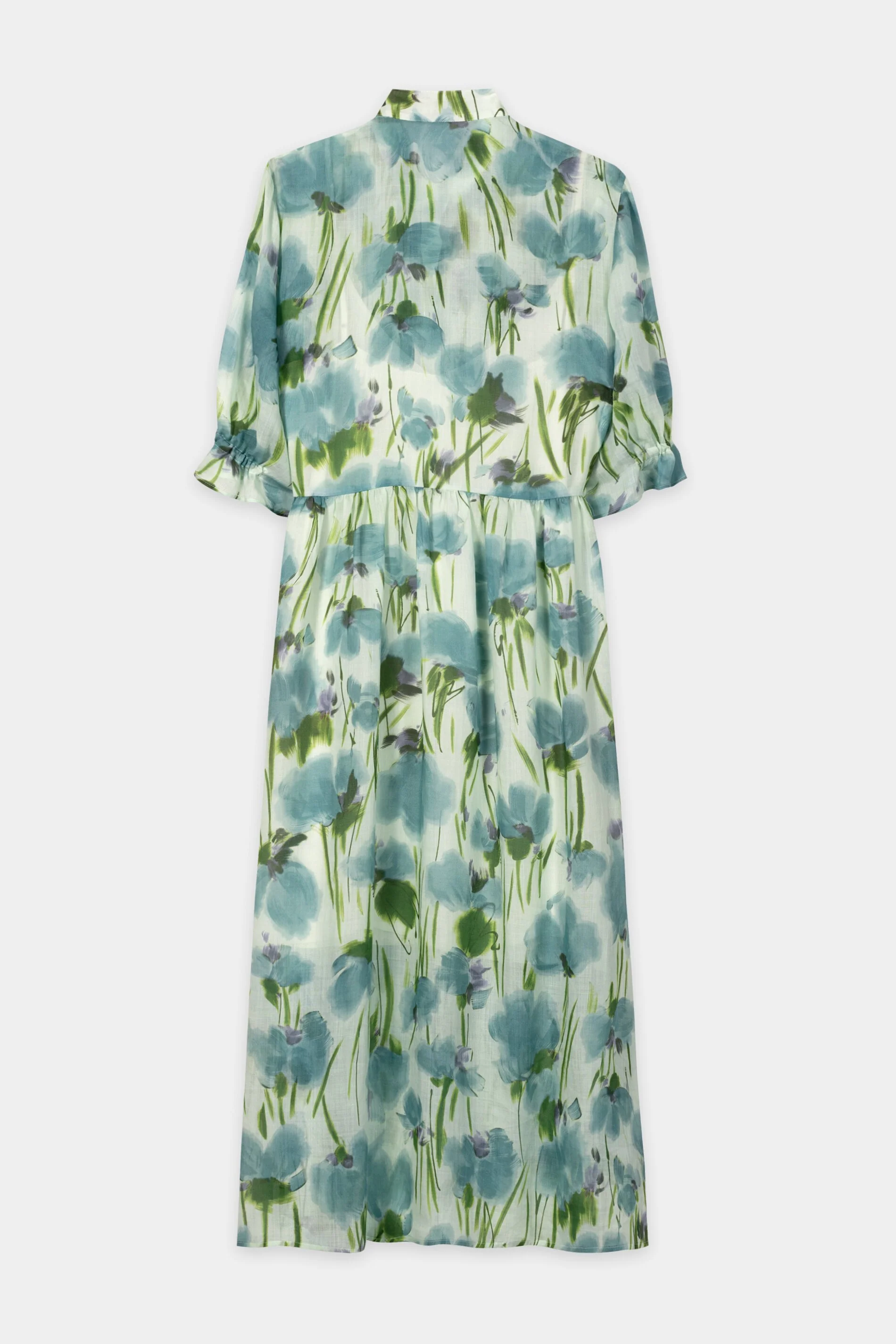 Ramie-Kleid mit Flower-Print - multi - mit Futterkleid - Image 6