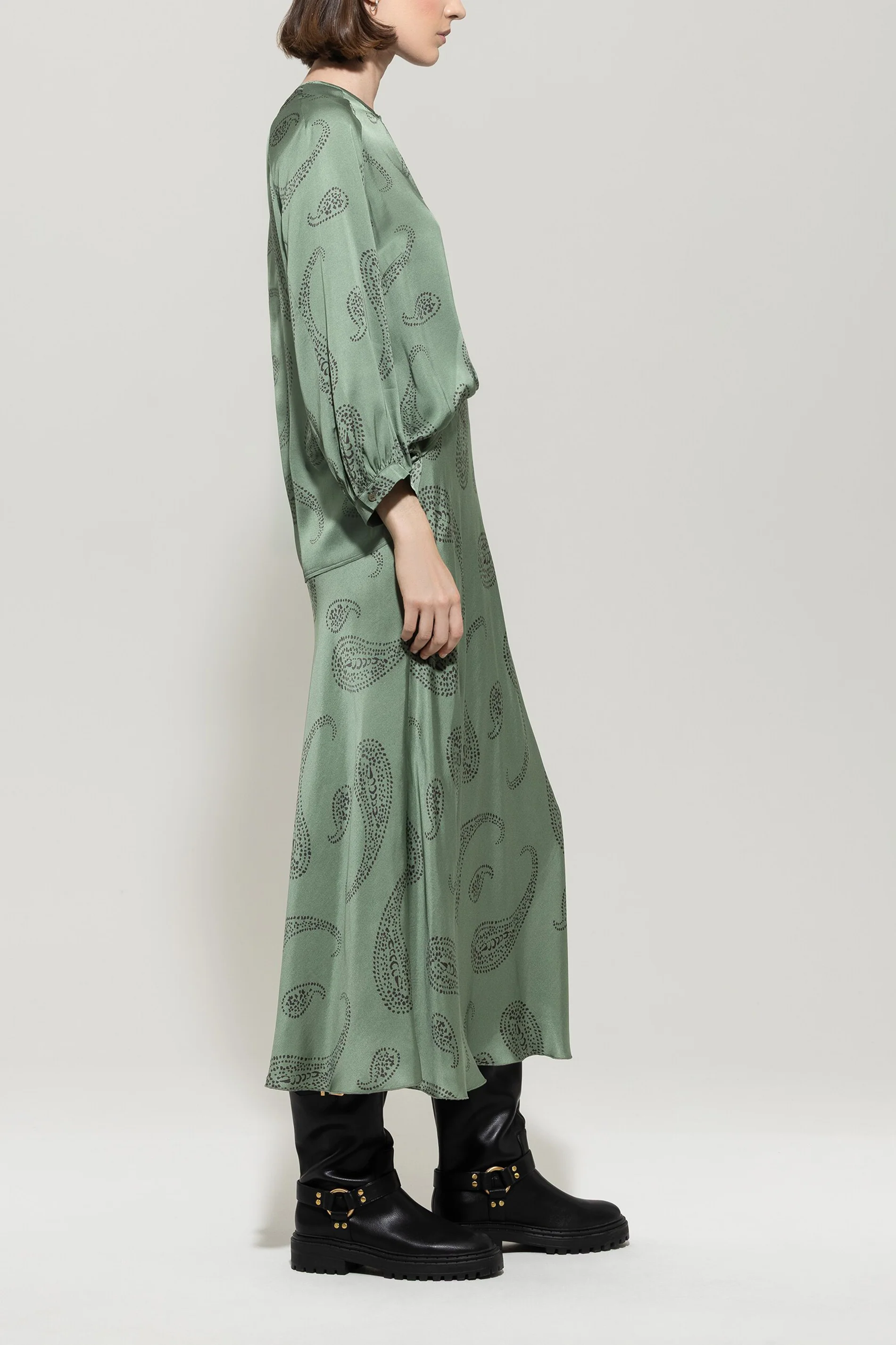 Rock mit Paisley-Print - salbei - Standard - Image 2