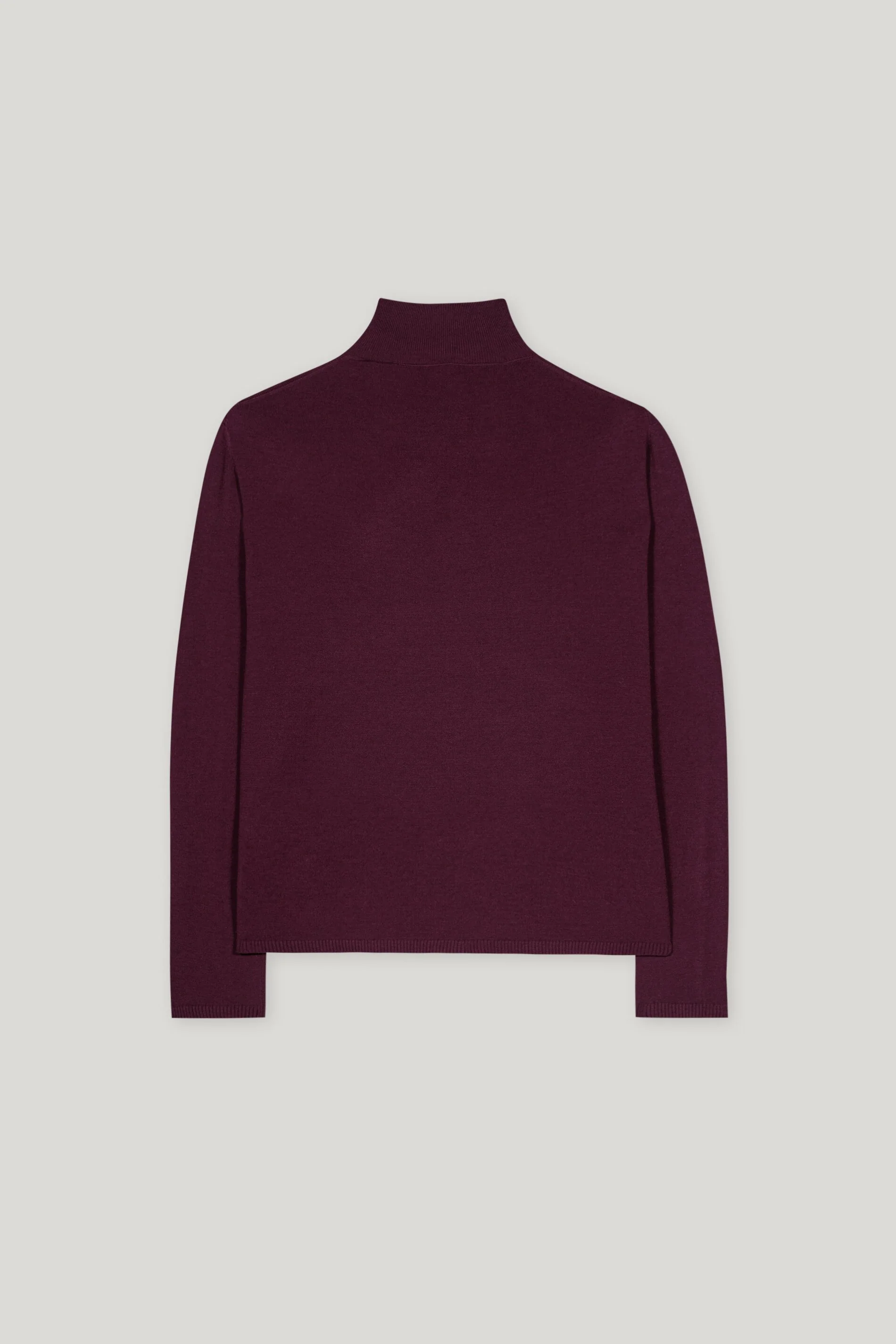 Rollkragen-Pulli aus Woll-Mix - burgundy - Standard - Image 6