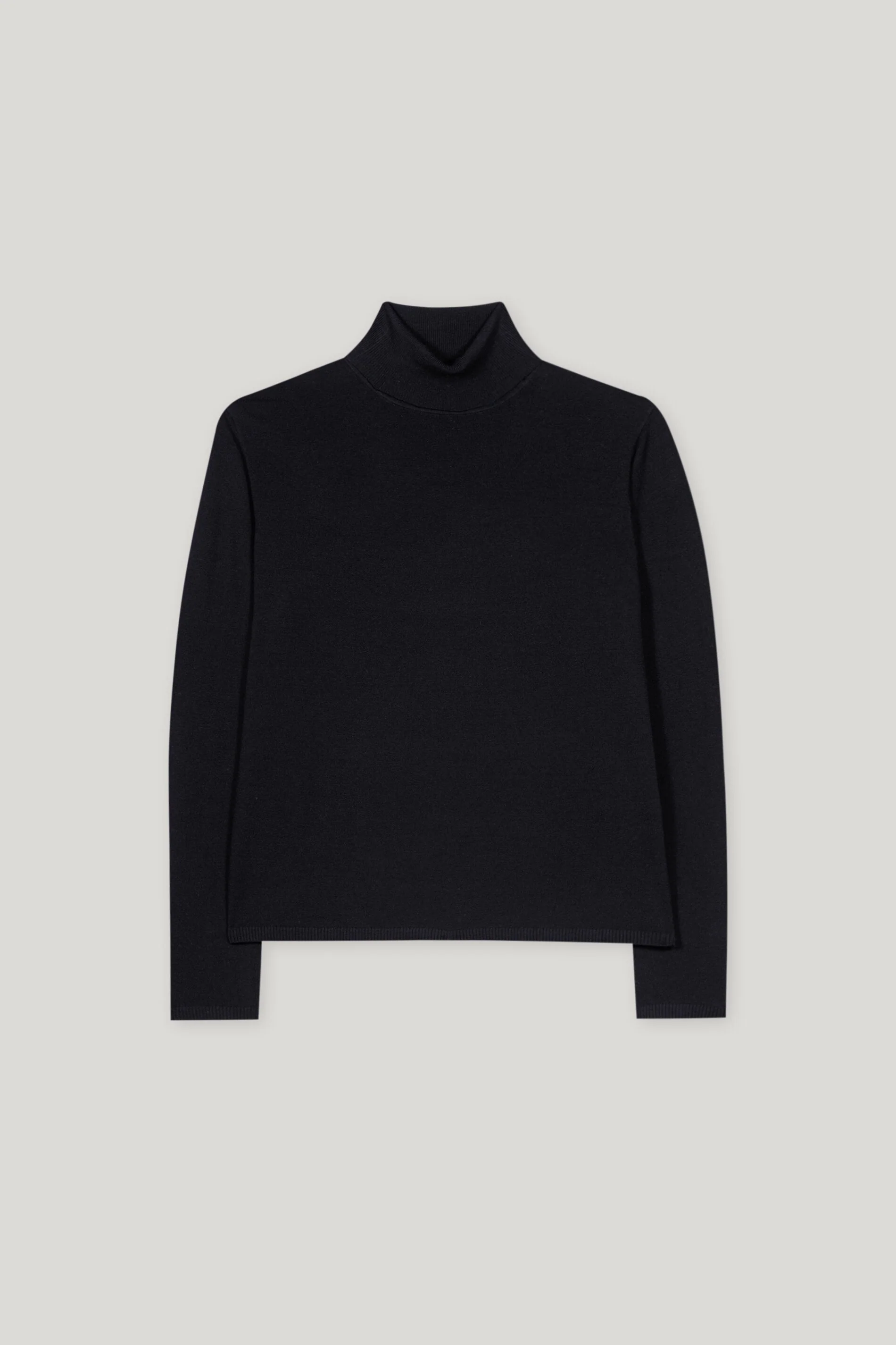 Rollkragen-Pulli aus Woll-Mix - deep black - Standard - Image 5