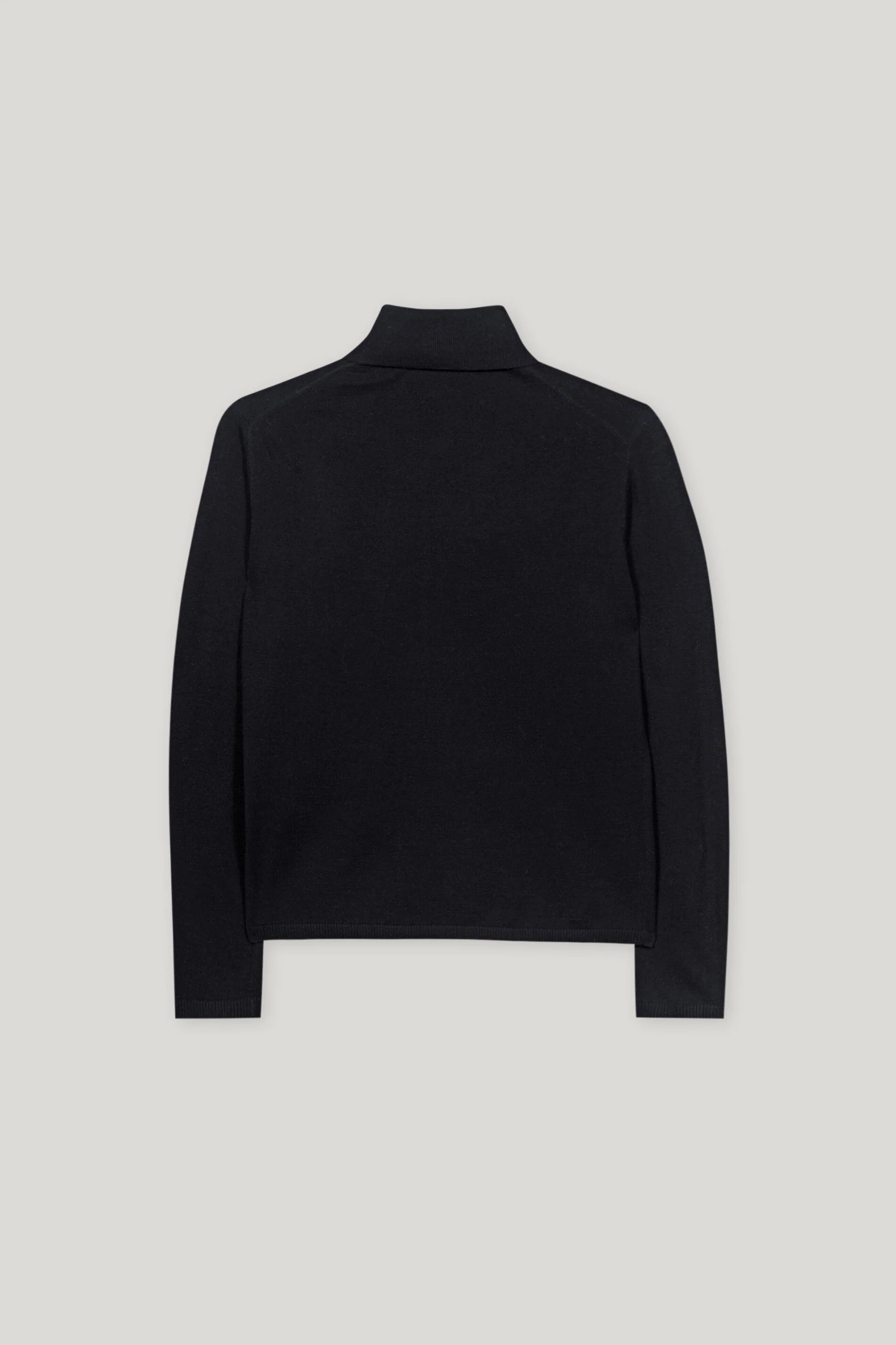 Rollkragen-Pulli aus Woll-Mix - deep black - Standard - Image 6