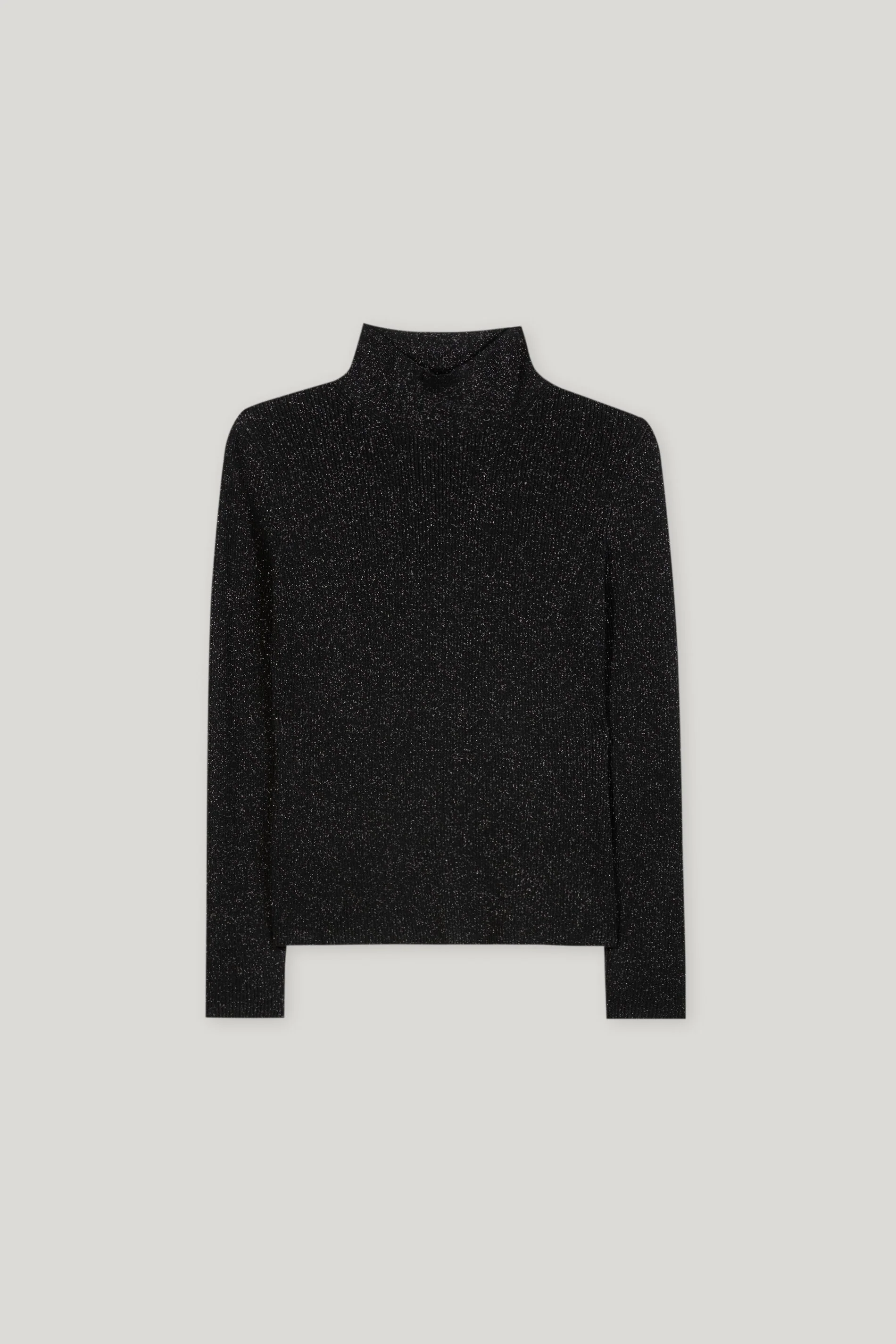 Rollkragen-Pulli aus Woll-Mix - deep black - Standard - Image 5