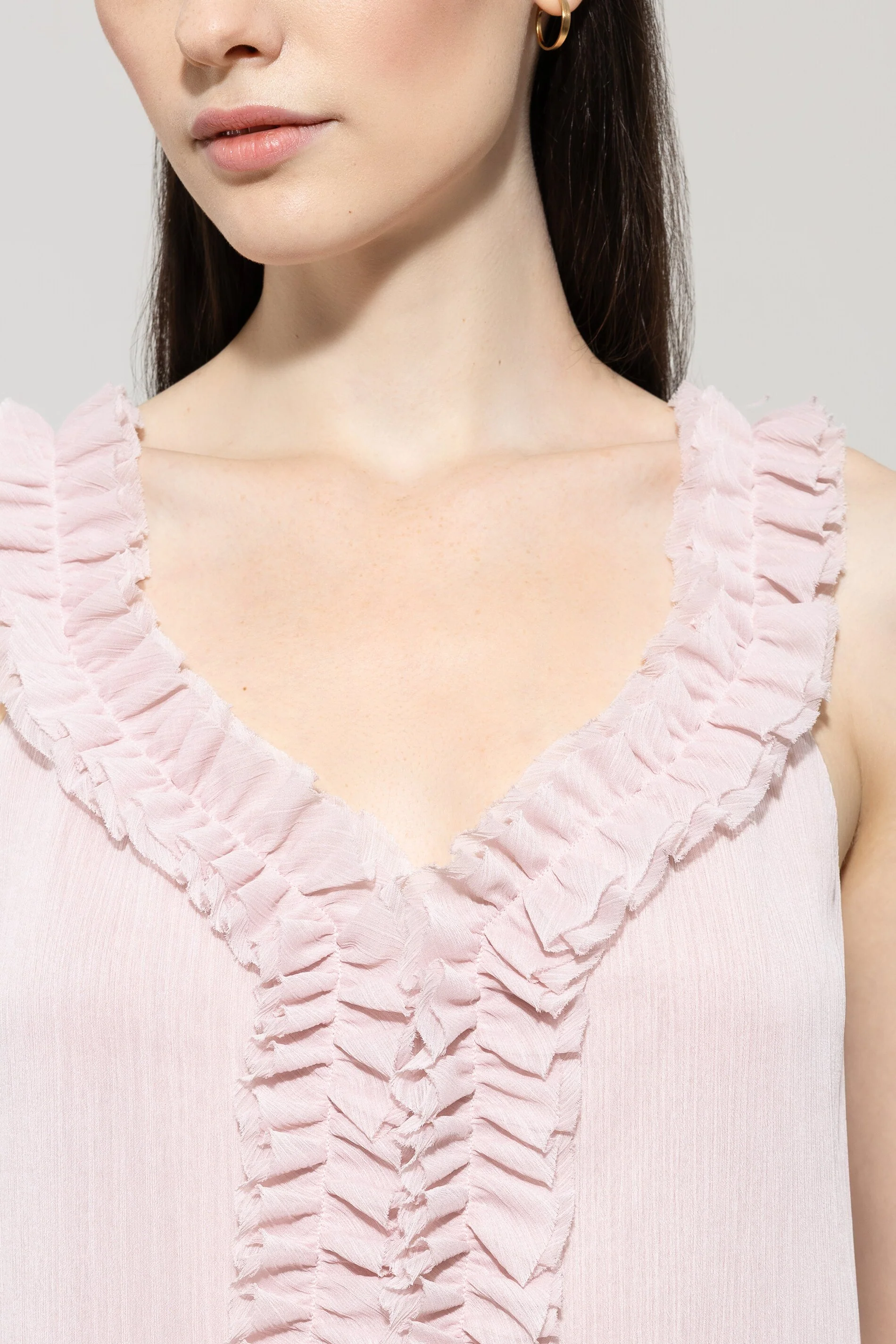 Rüschen-Camisole-Top - creamy powder - Standard - Image 4