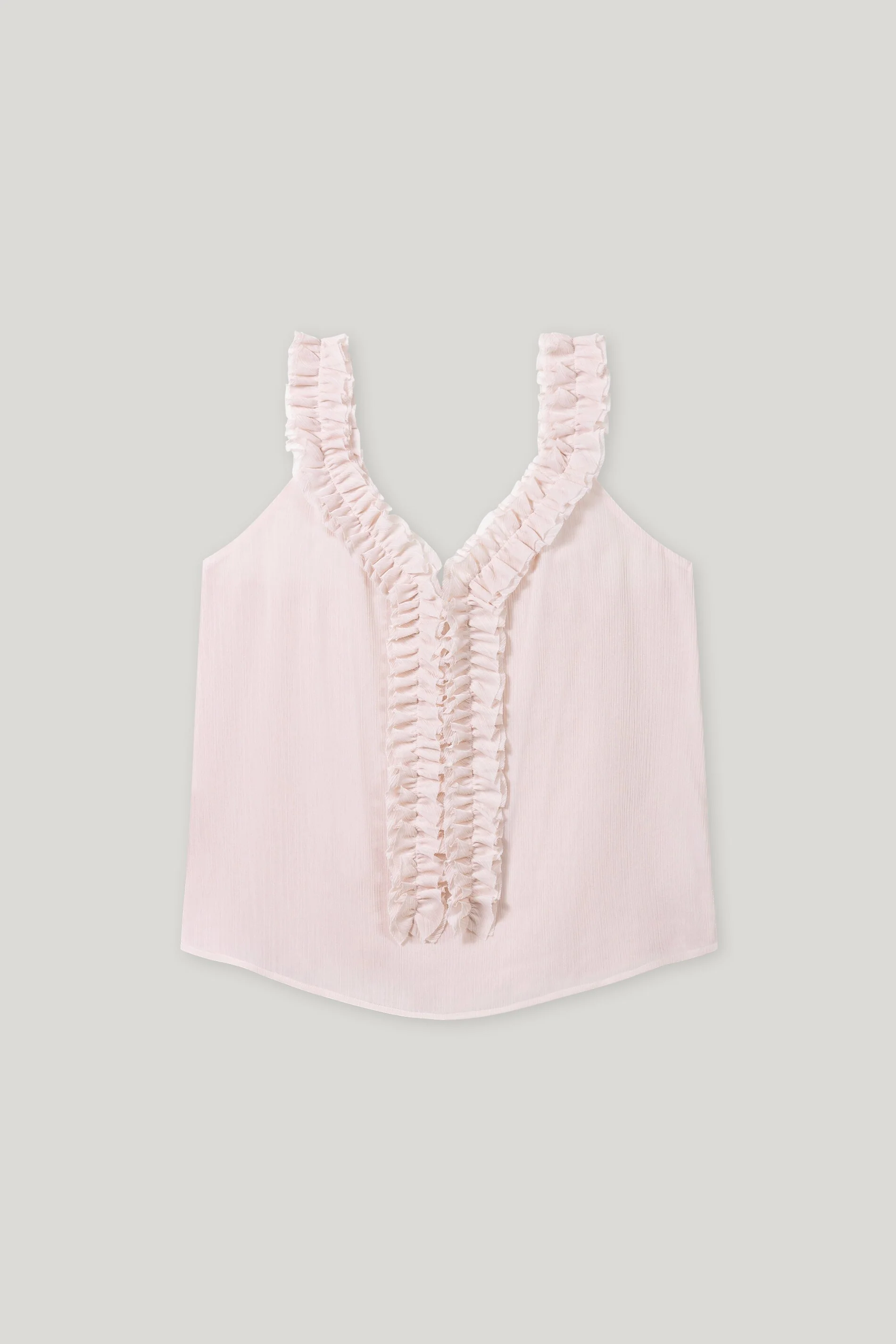 Rüschen-Camisole-Top - creamy powder - Standard - Image 5