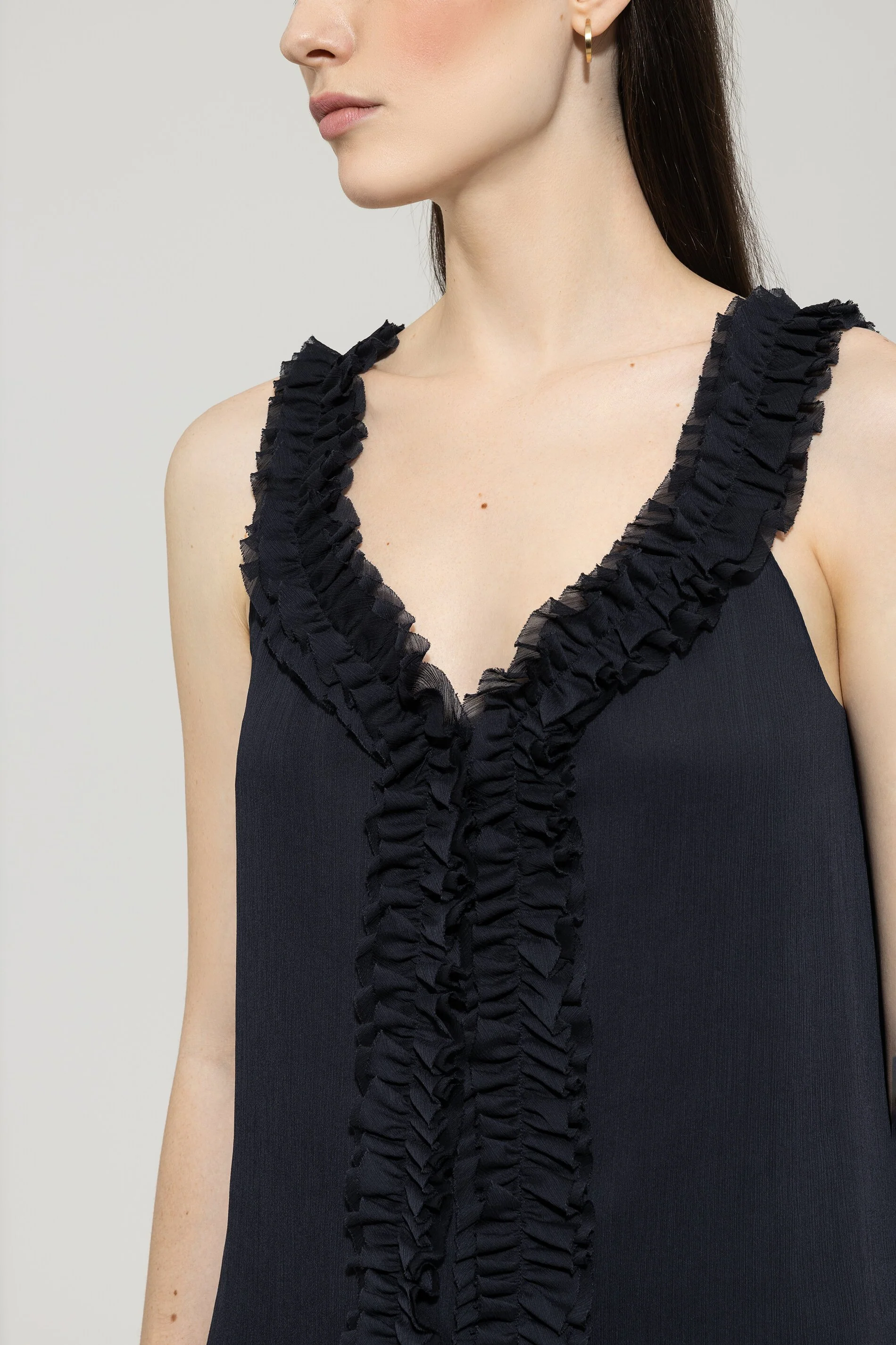 Rüschen-Camisole-Top - dark blue - Standard - Image 4
