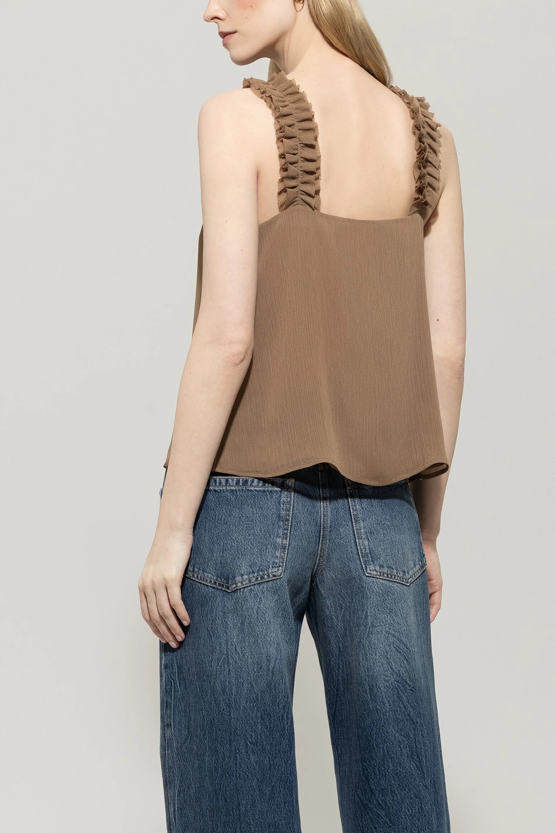 Rüschen-Camisole-Top - hanf - Standard - Image 3