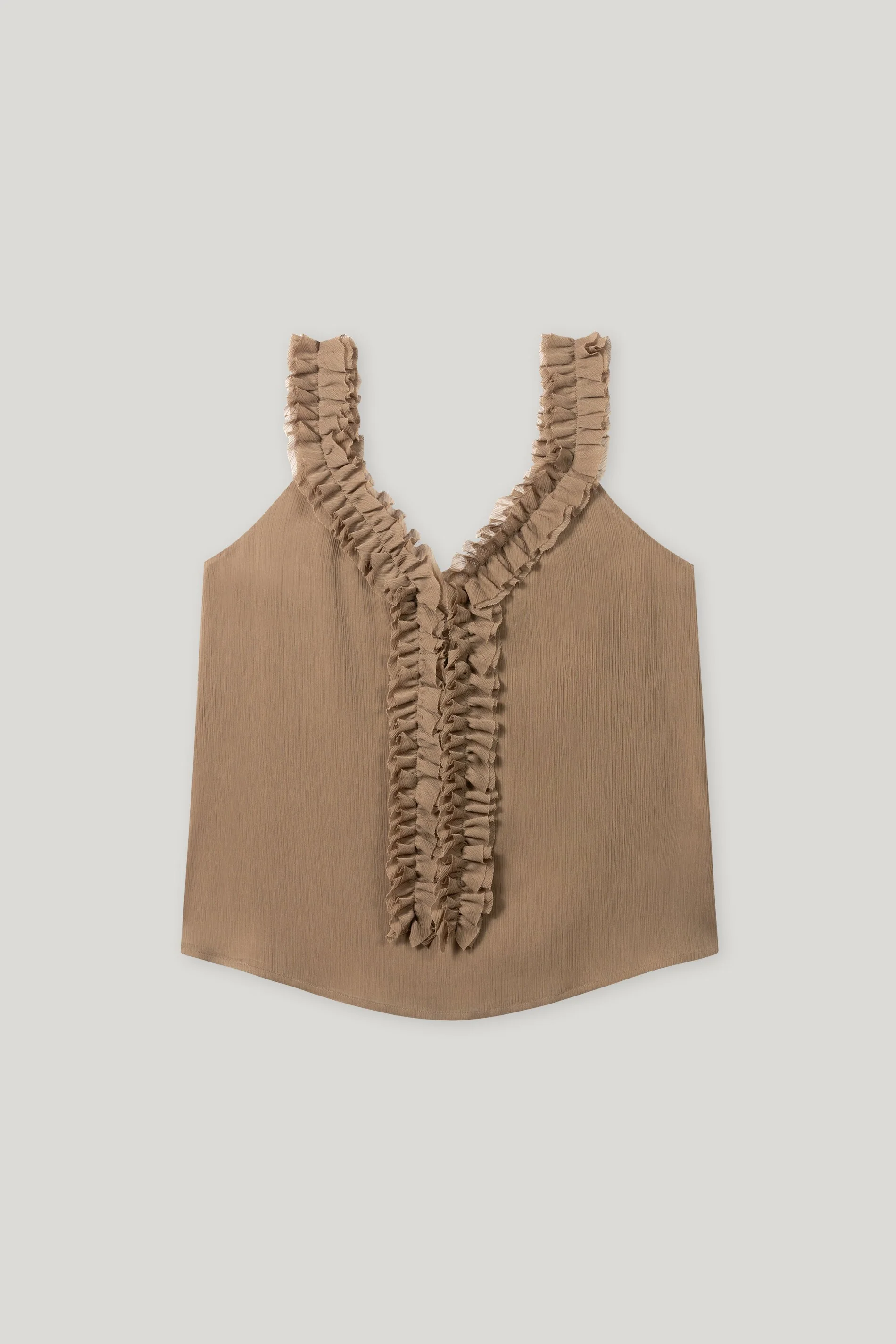 Rüschen-Camisole-Top - hanf - Standard - Image 5