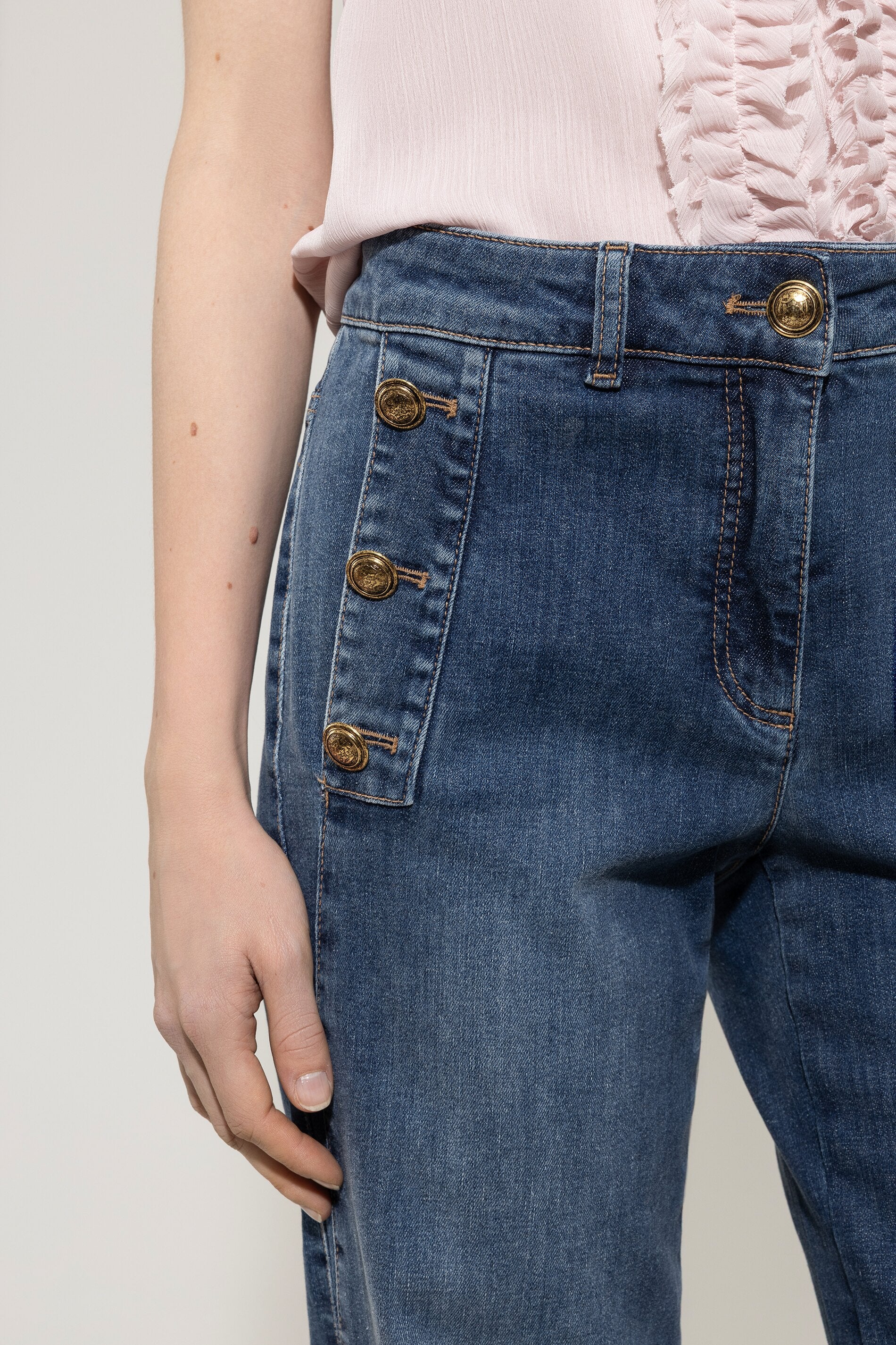 Flared-Sailor-Blue-Denim - denim blue - Standard - Image 4