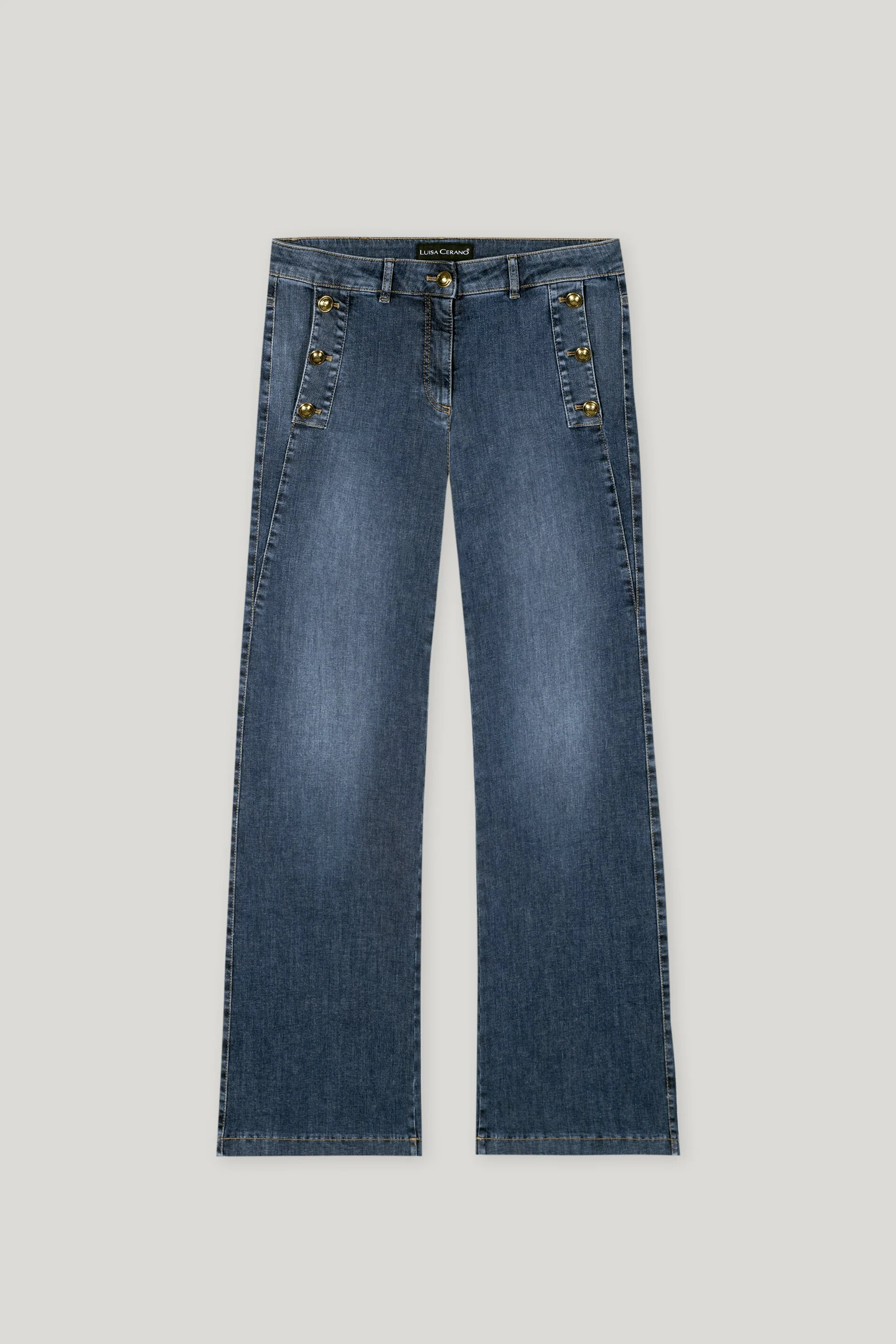 Flared-Sailor-Blue-Denim - denim blue - Standard - Image 5