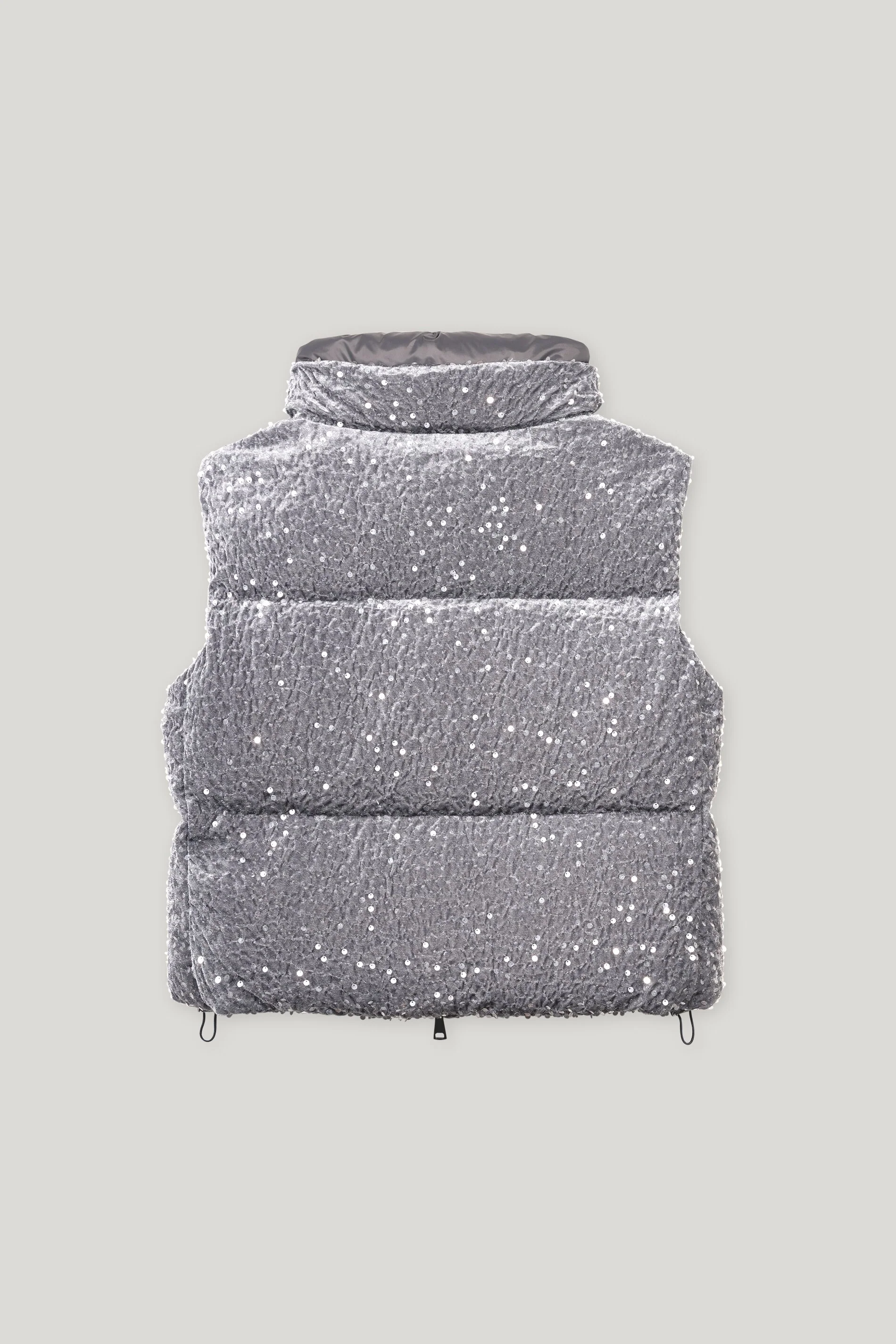 Samt-Daunenweste - urban grey - Standard - Image 6