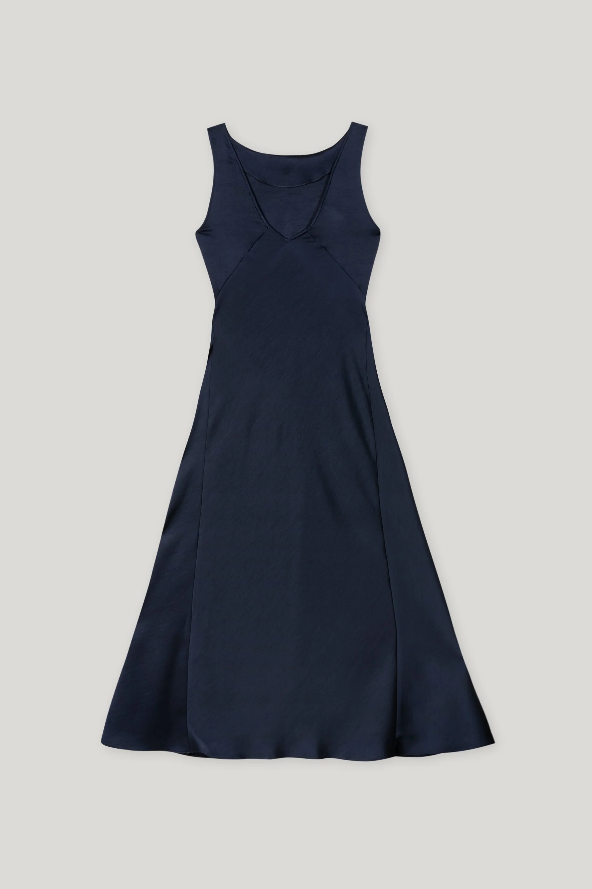 Satin-Maxidress - dark blue - Standard - Image 6