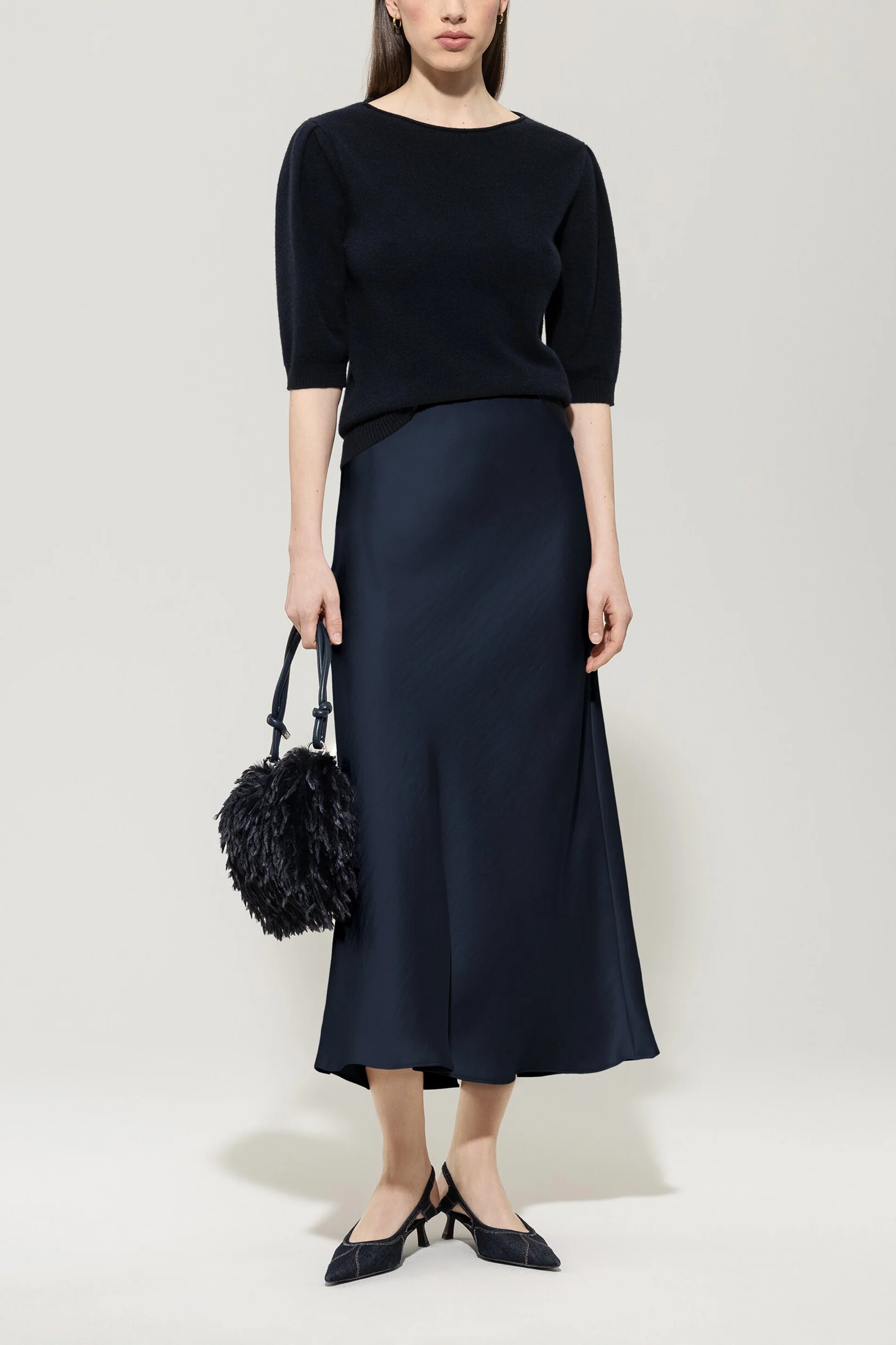 Satin-Rock - dark blue - Standard