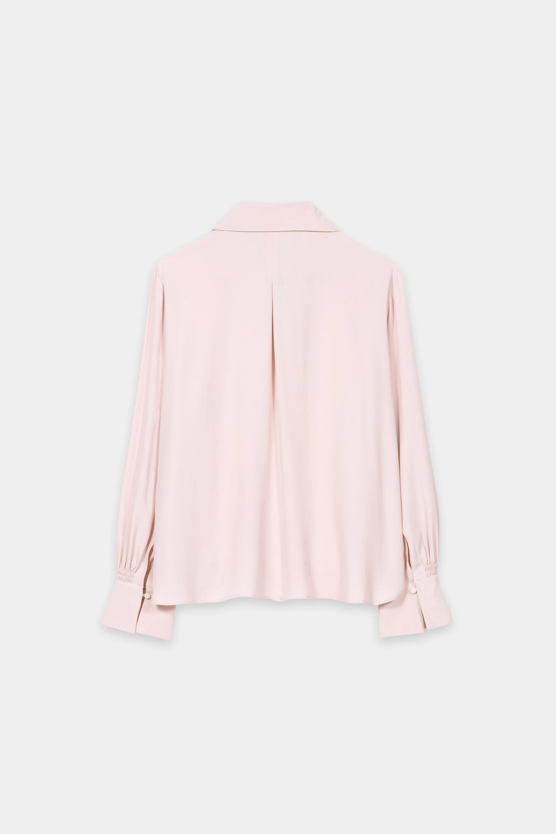 Schluppenbluse aus Seiden-Mix - creamy blush - Standard - Image 6