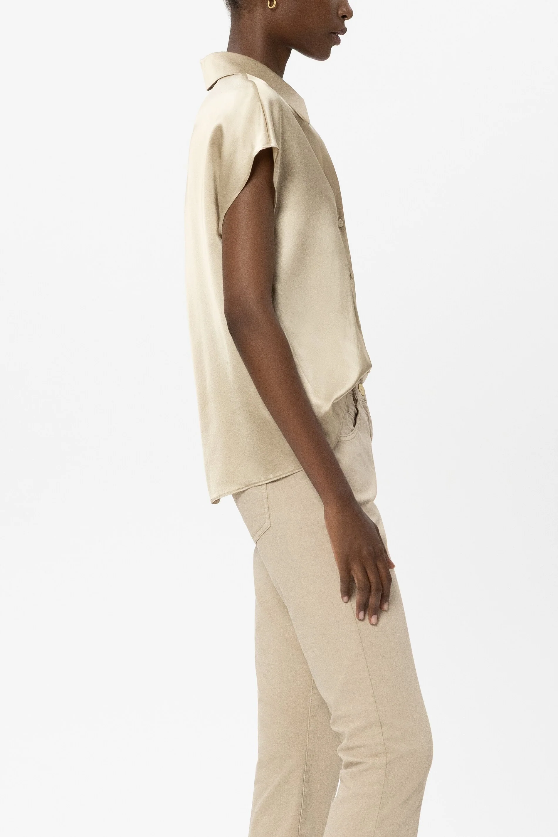 Seiden-Top - sand - Standard - Image 2