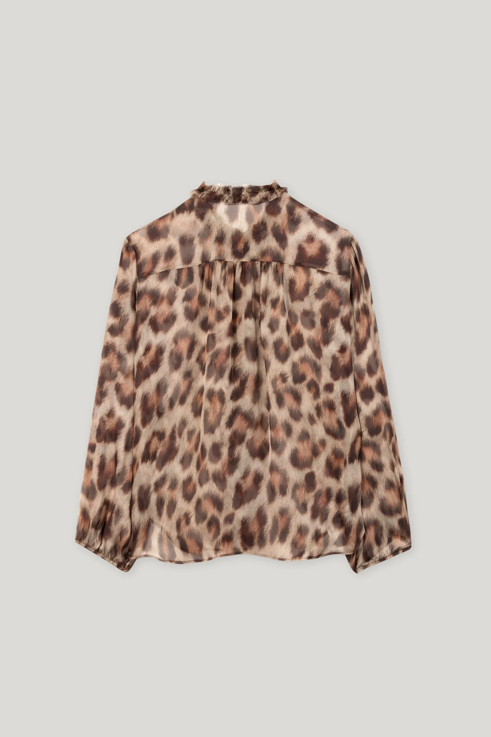 Seidenbluse mit Animal-Print - multi - Standard - Image 6