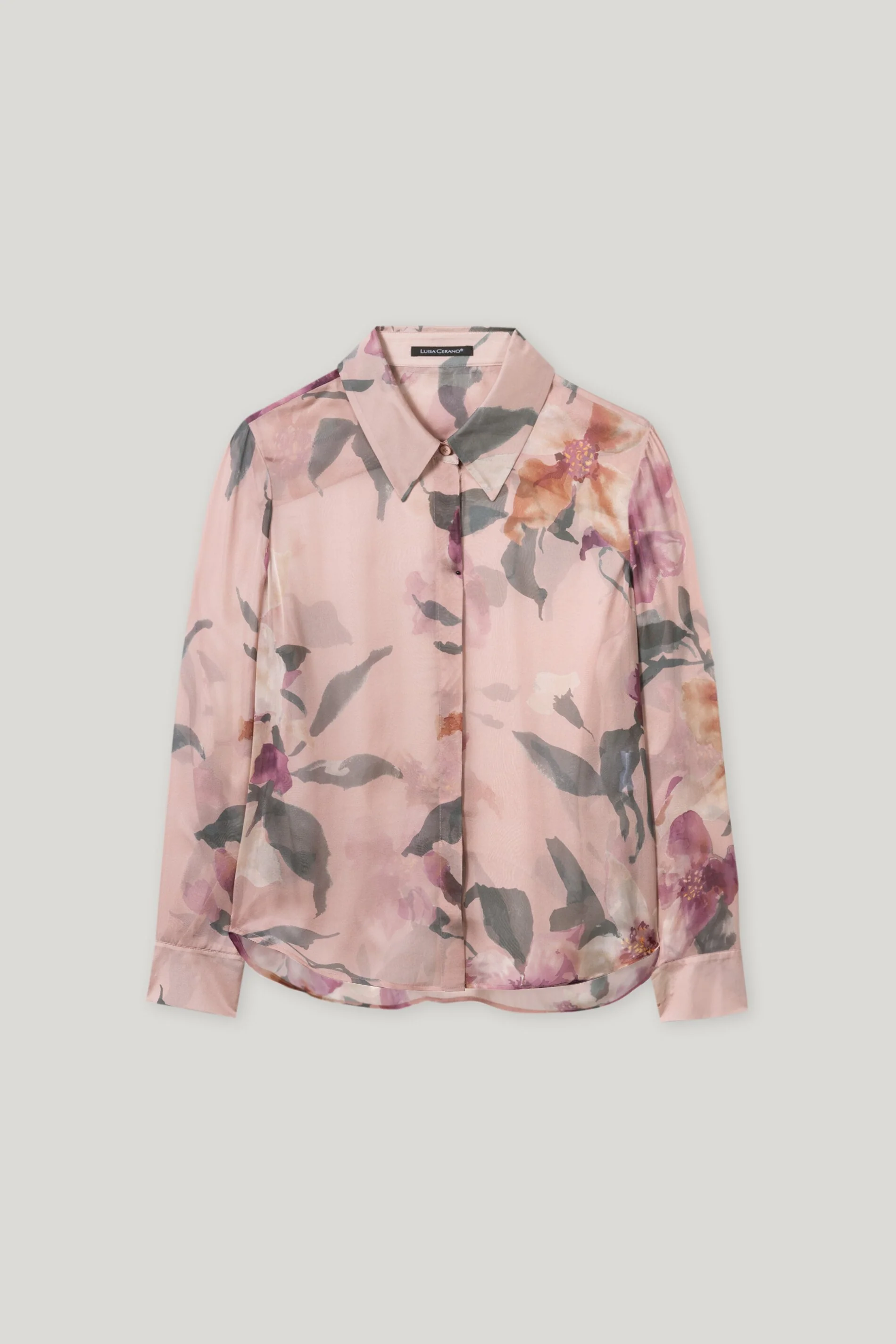 Seidenbluse mit Flower-Print - multi - Standard - Image 5
